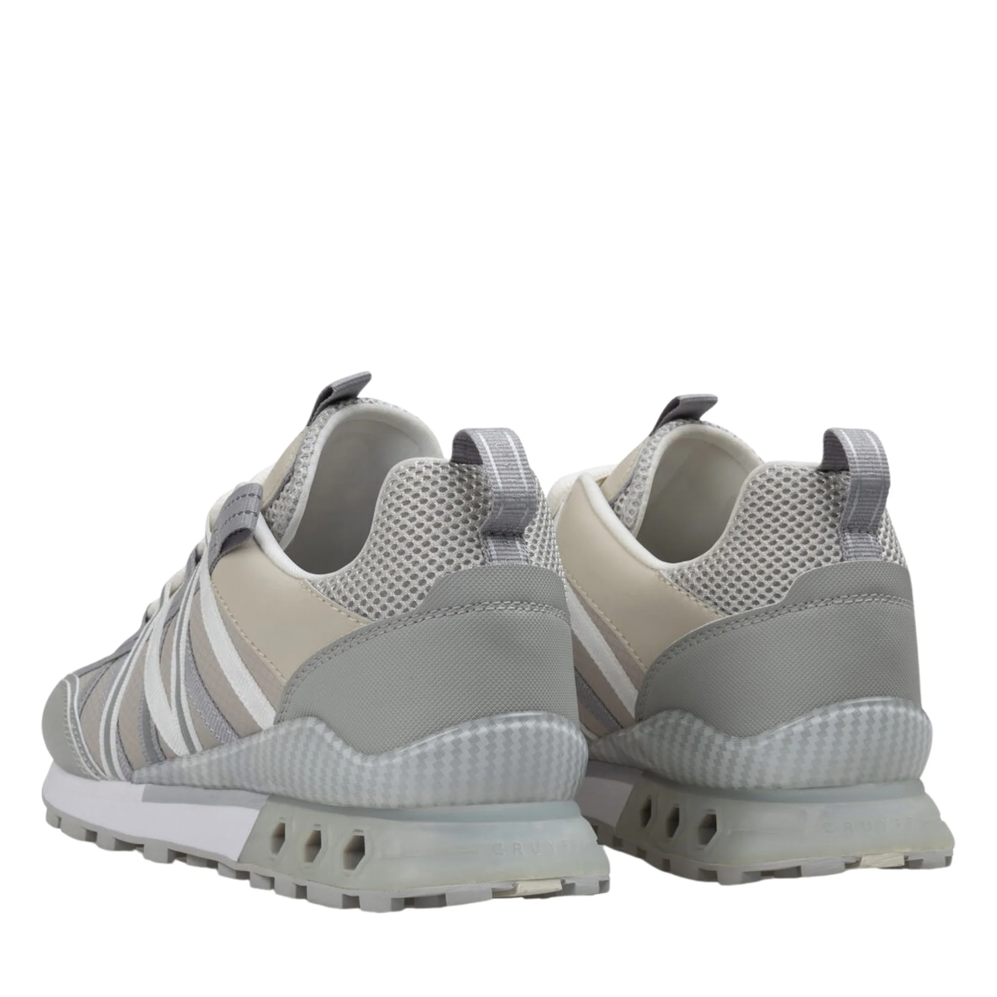 Mens Cruyff Cream/Silver Fearia Hex Tech Trainers - Image 3