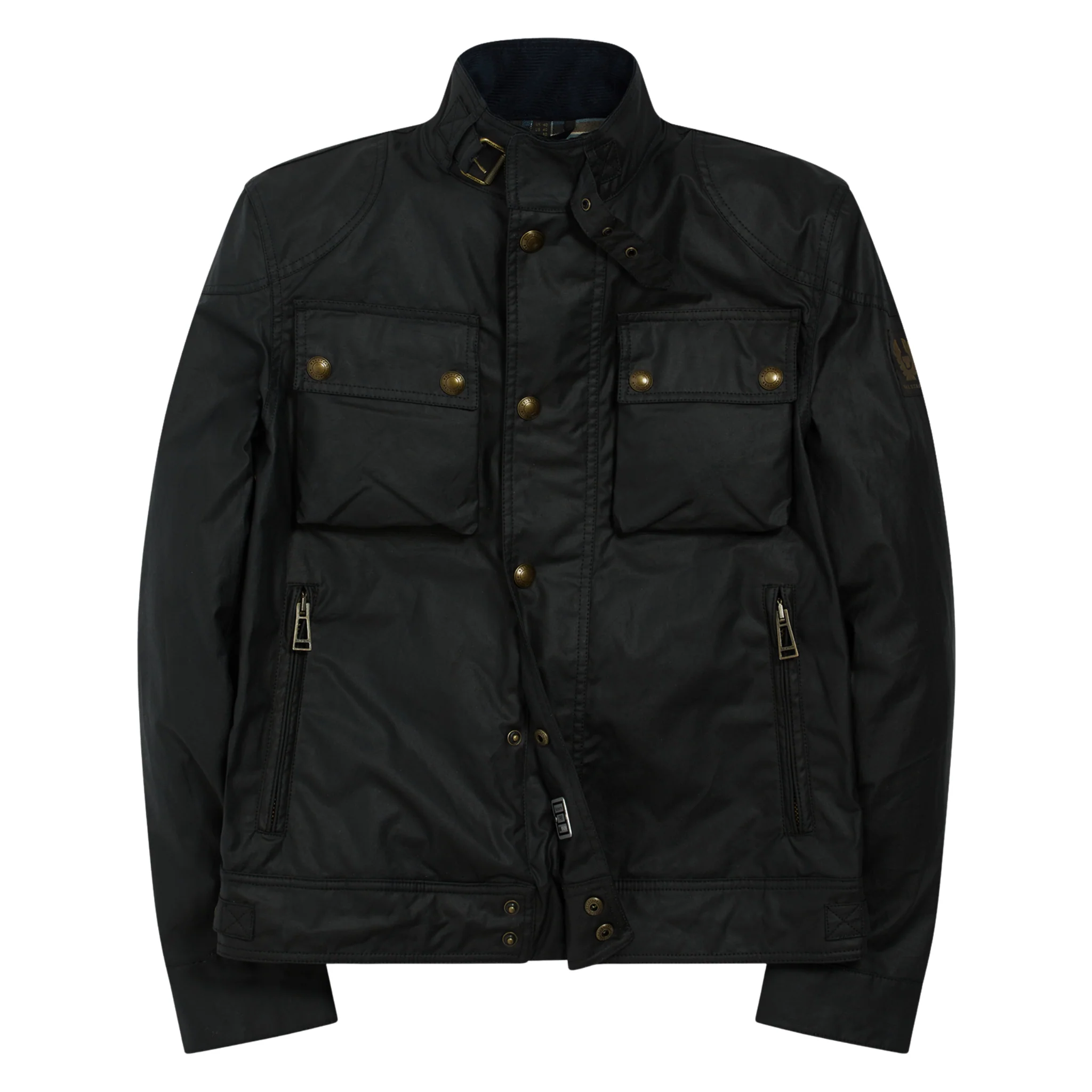 Mens Belstaff Dark Navy Racemaster 6oz Waxed Jacket - Image 3
