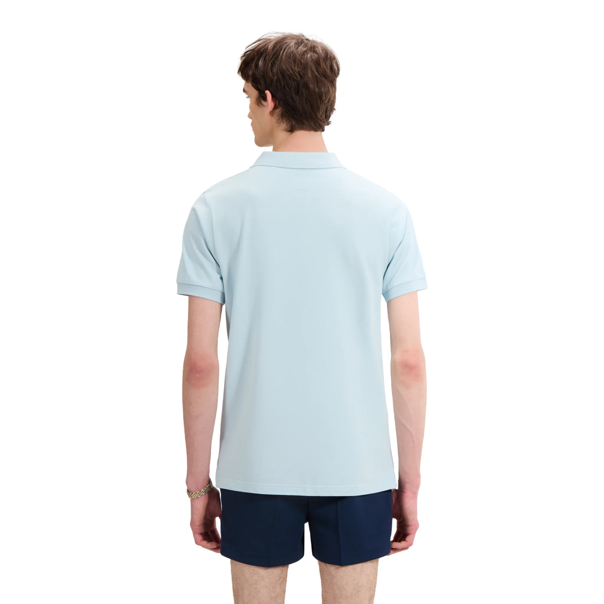 Mens Ellesse Blue/Light Blue Muccia S/s Polo Shirt - Image 4