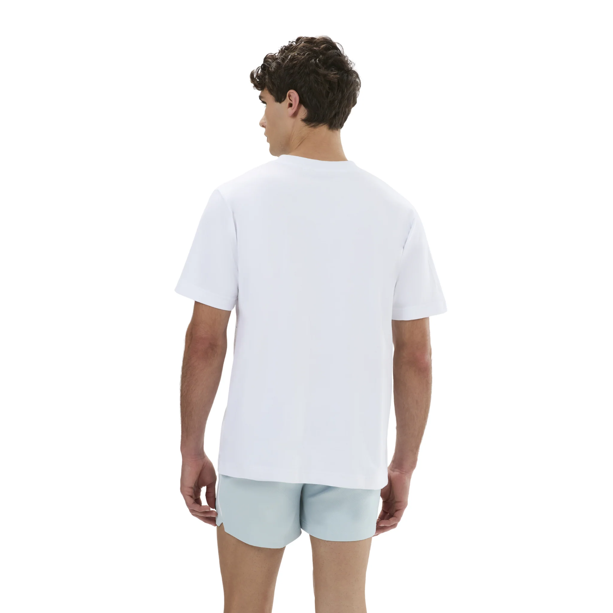 Mens Ellesse White Floran S/s T Shirt - Image 4
