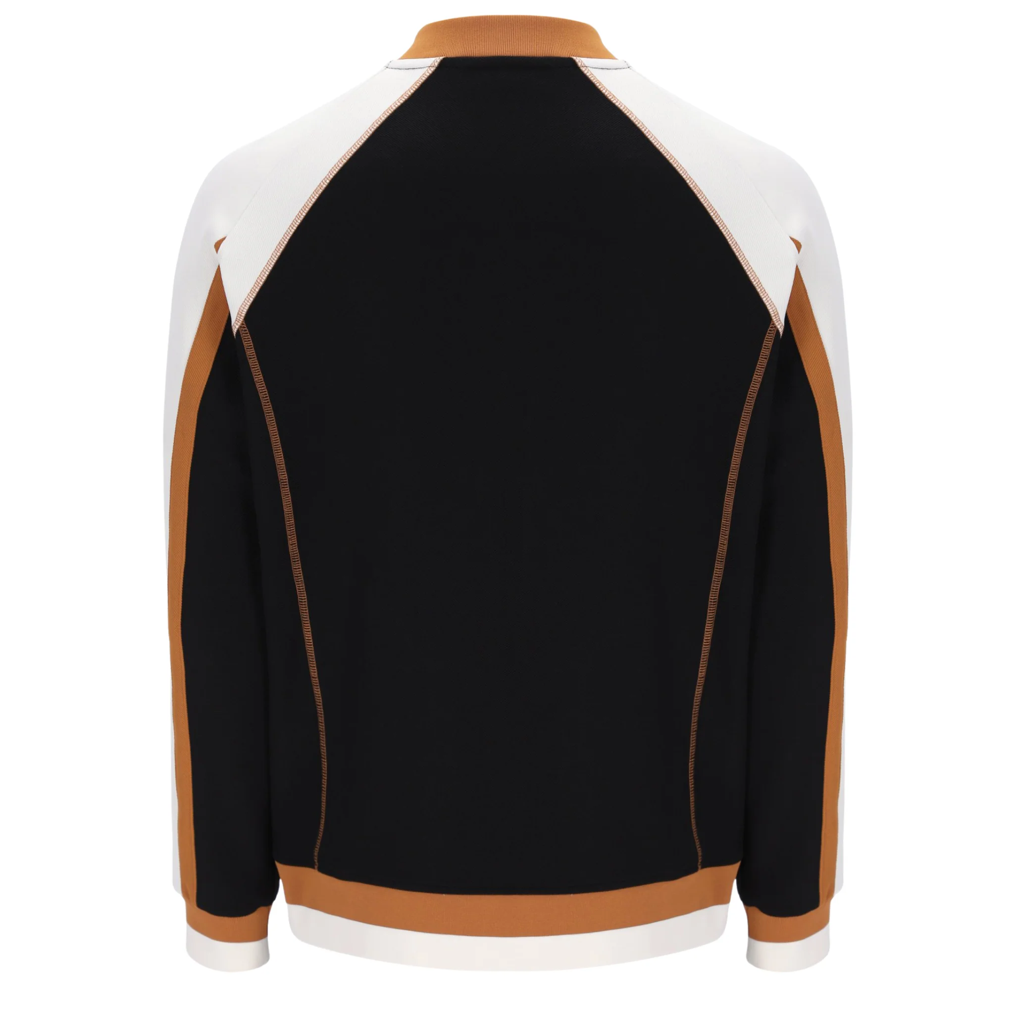Mens Fila Black/Gardenia/Pumpkin Spice Eliot Track Jacket - Image 2