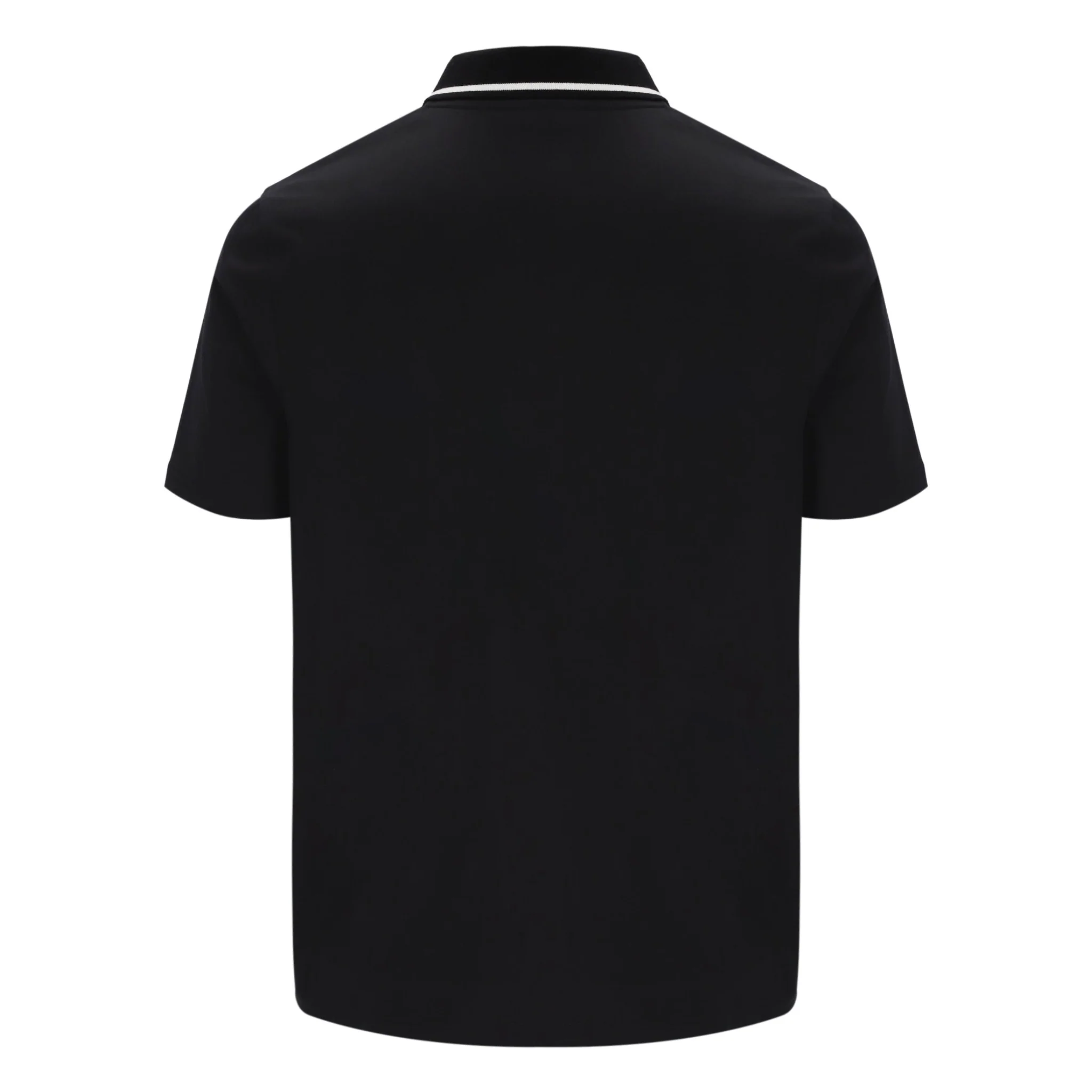 Mens Fila Black Lemar 2 Premium S/s Polo Shirt - Image 3