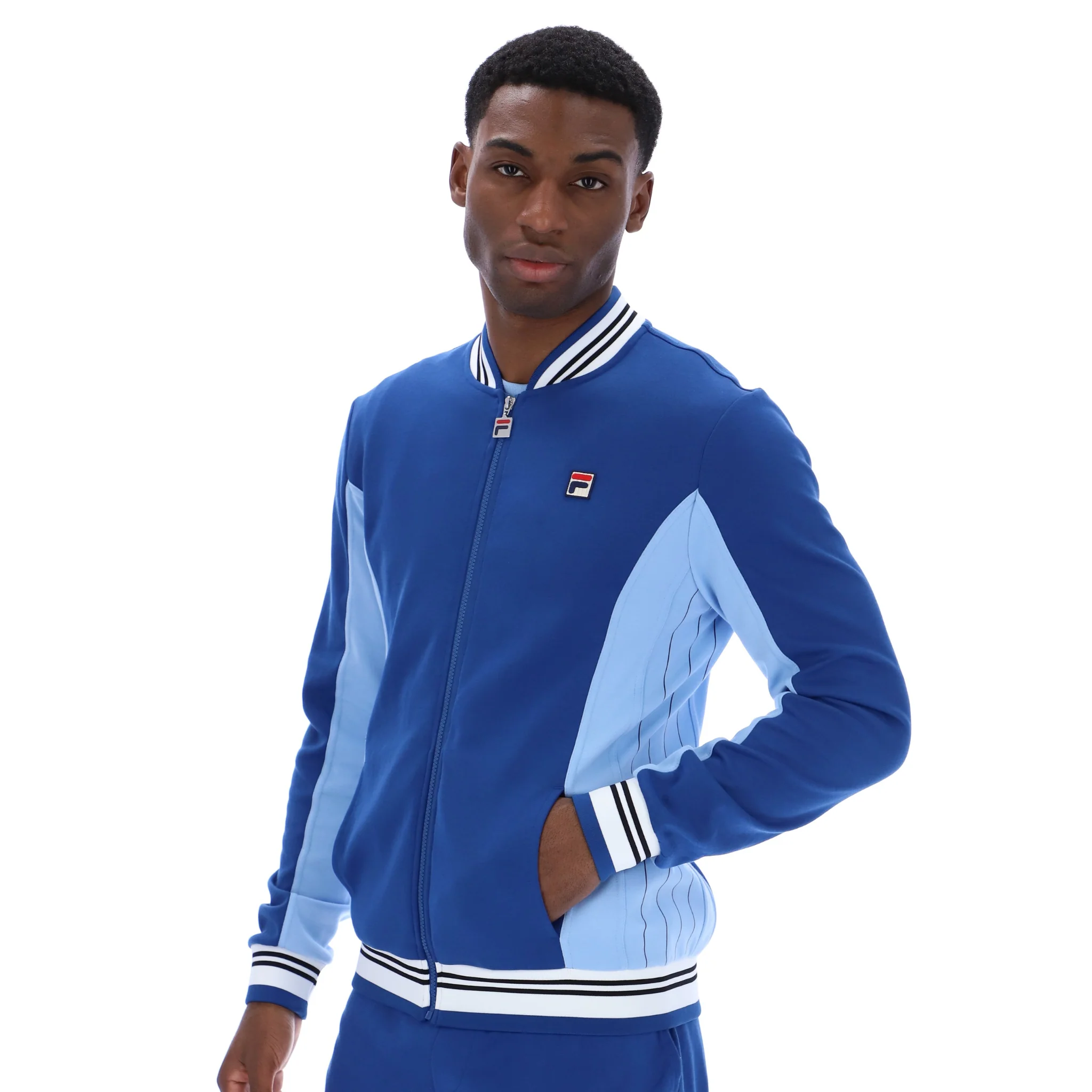 Mens Fila Limoges/Frozen Fjord Settanta Track Jacket - Image 2