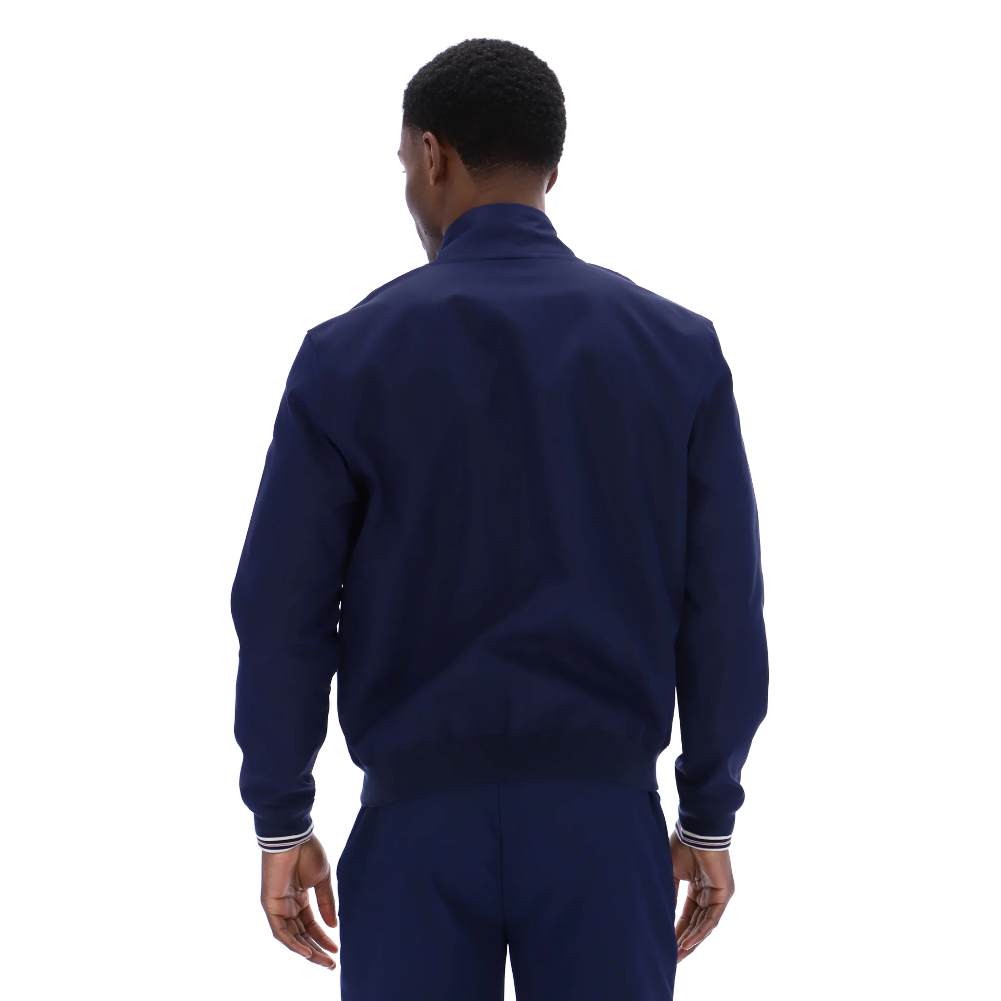Mens Fila Navy Arturo Coach Jacket - Image 3