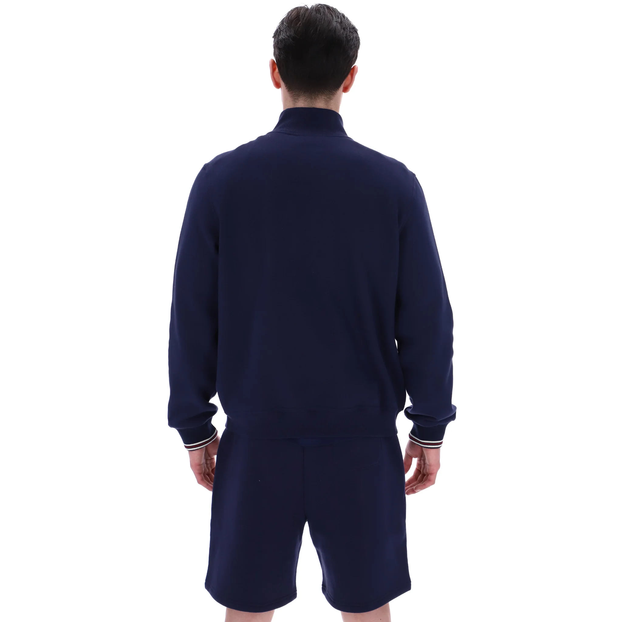 Mens Fila Navy Ramy 3 Fbox 1/4 Zip Sweatshirt - Image 3