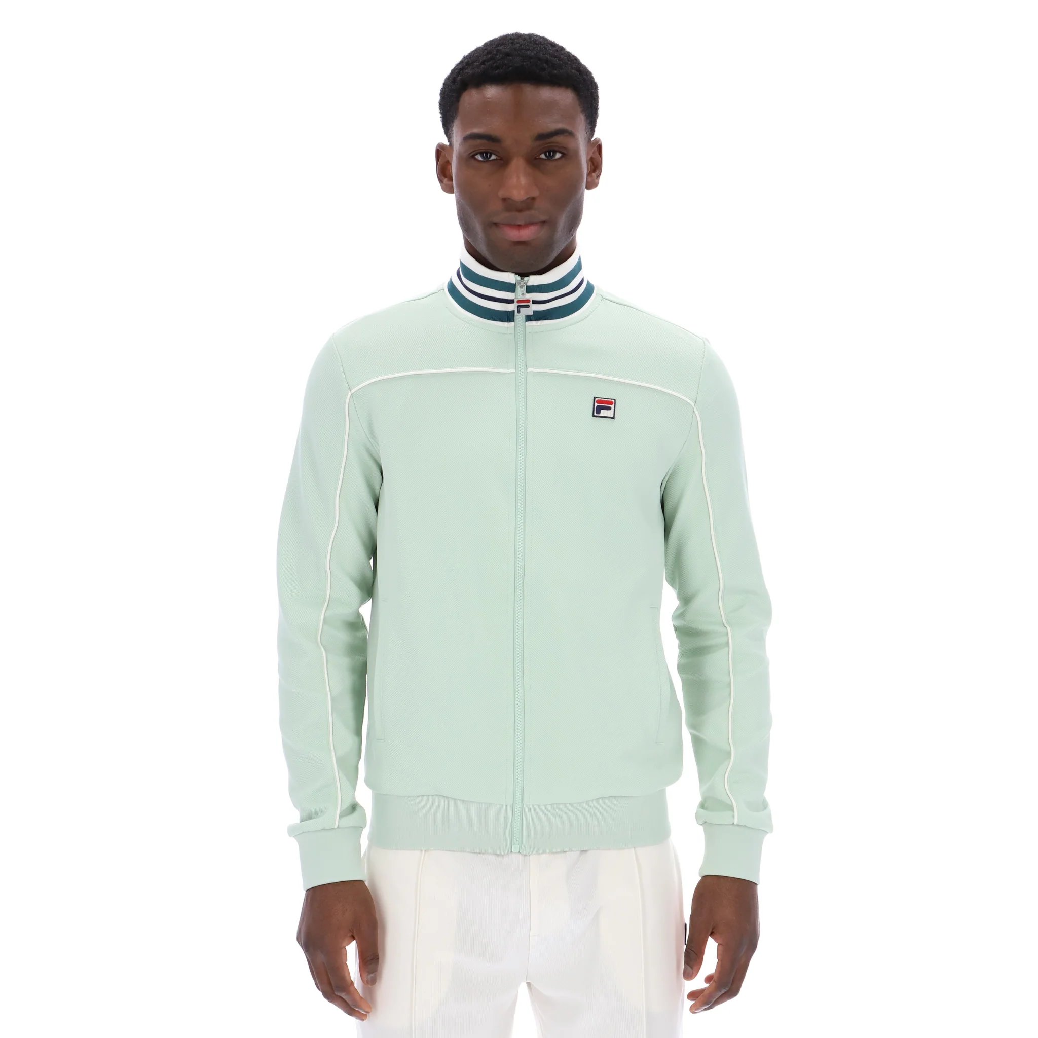 Mens Fila Surf Spray Federico Tipped Neck Track Jacket - Image 2