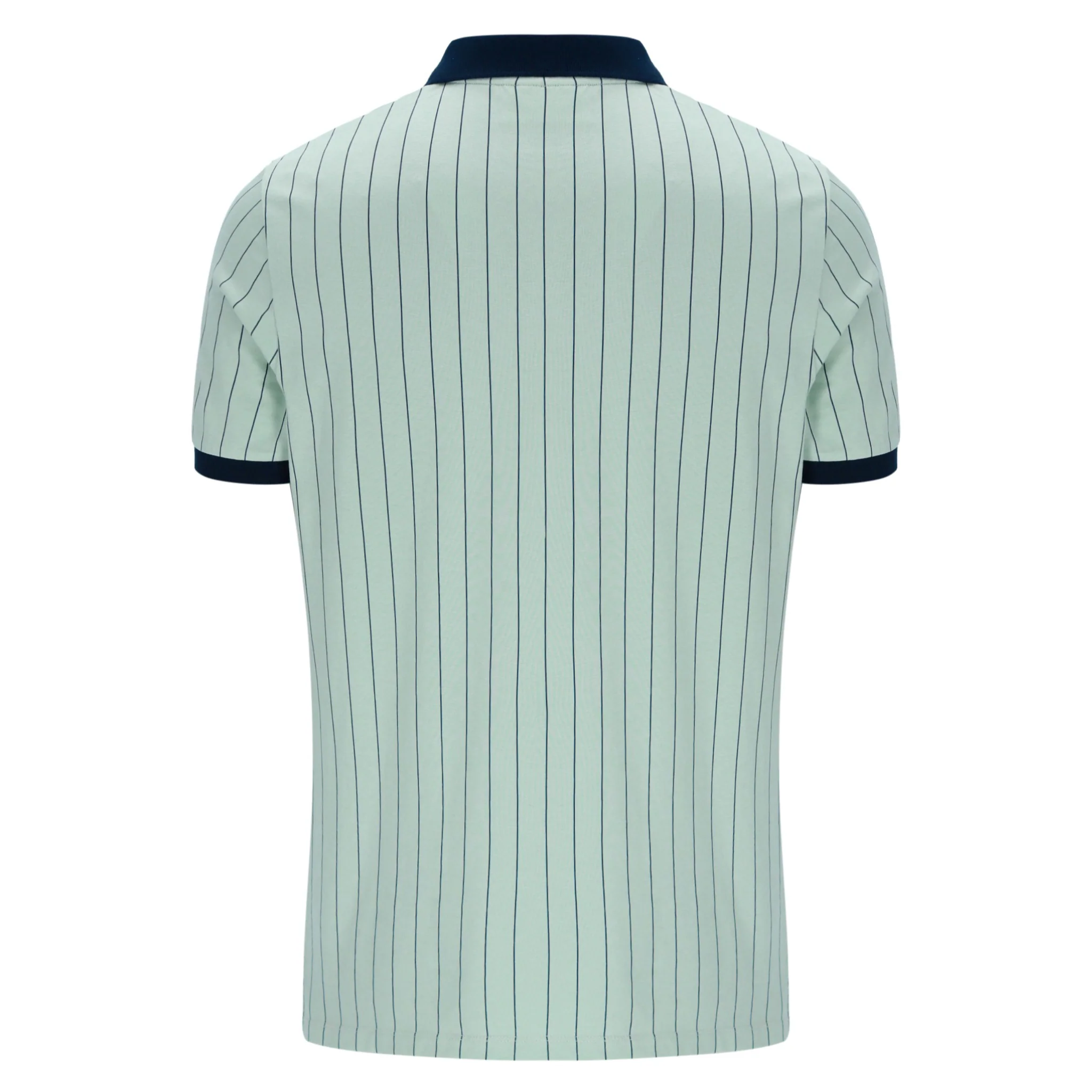 Mens Fila Surf Spray/Navy/White BB1 Vintage Striped S/s Polo Shirt - Image 3