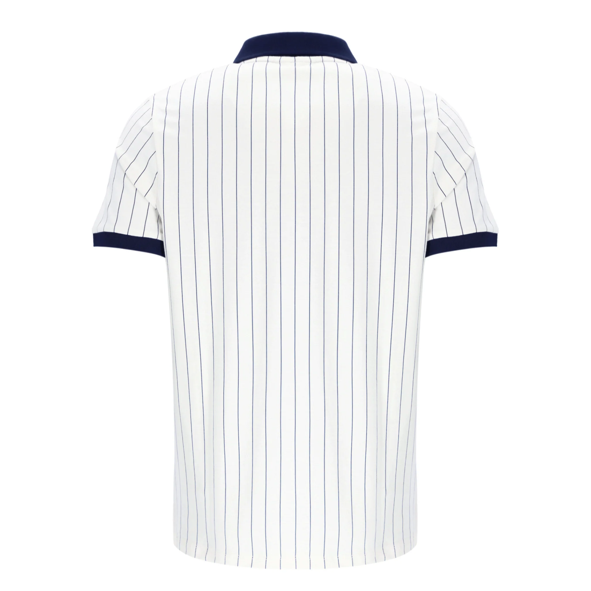 Mens Fila White/Navy/Red BB1 Vintage Striped S/s Polo Shirt - Image 3