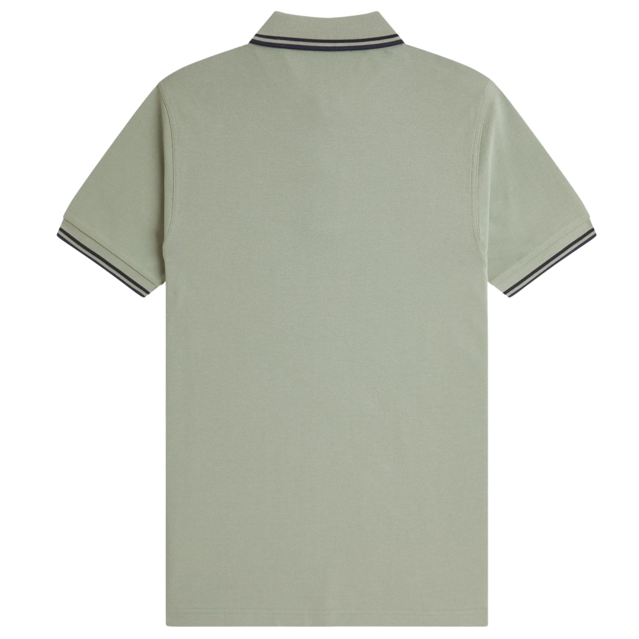 Mens Fred Perry Bayleaf/Dark Airforce/Tennis Blue Twin Tipped S/s Polo Shirt - Image 2