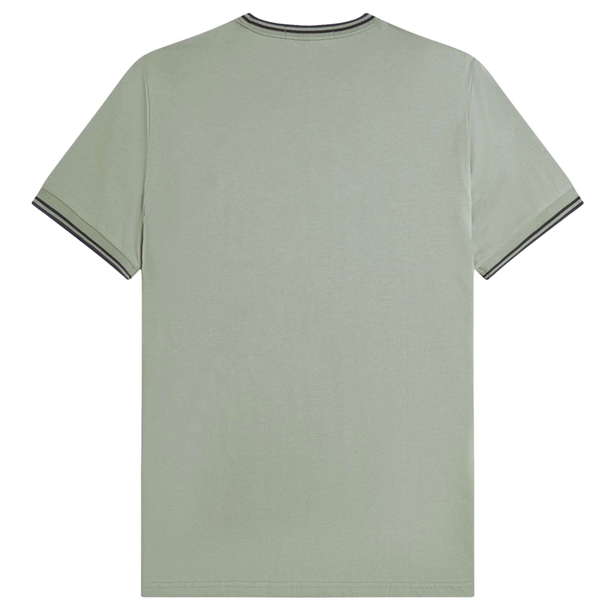 Mens Fred Perry Bayleaf/Dark Airforce/Tennis Blue Twin Tipped S/s T Shirt - Image 2
