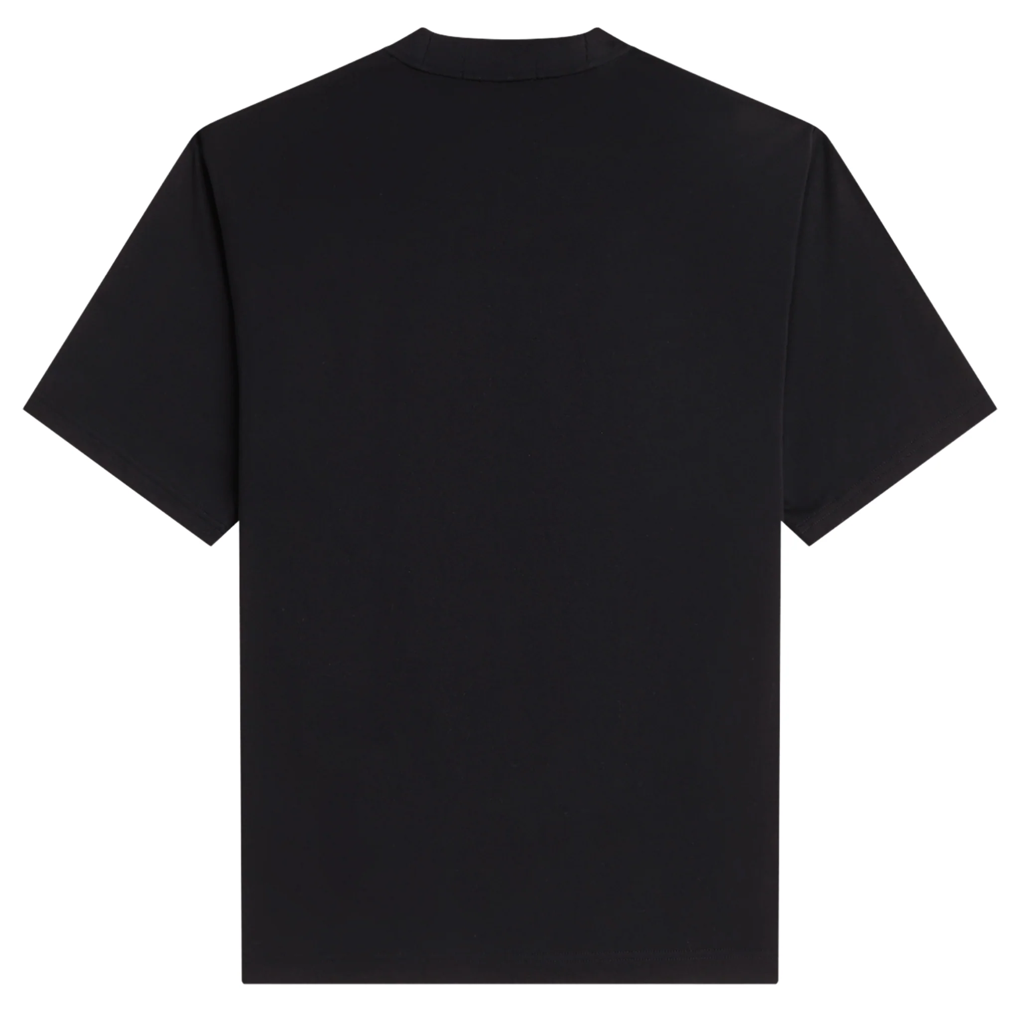 Mens Fred Perry Black Circle Graphic S/s T Shirt - Image 2