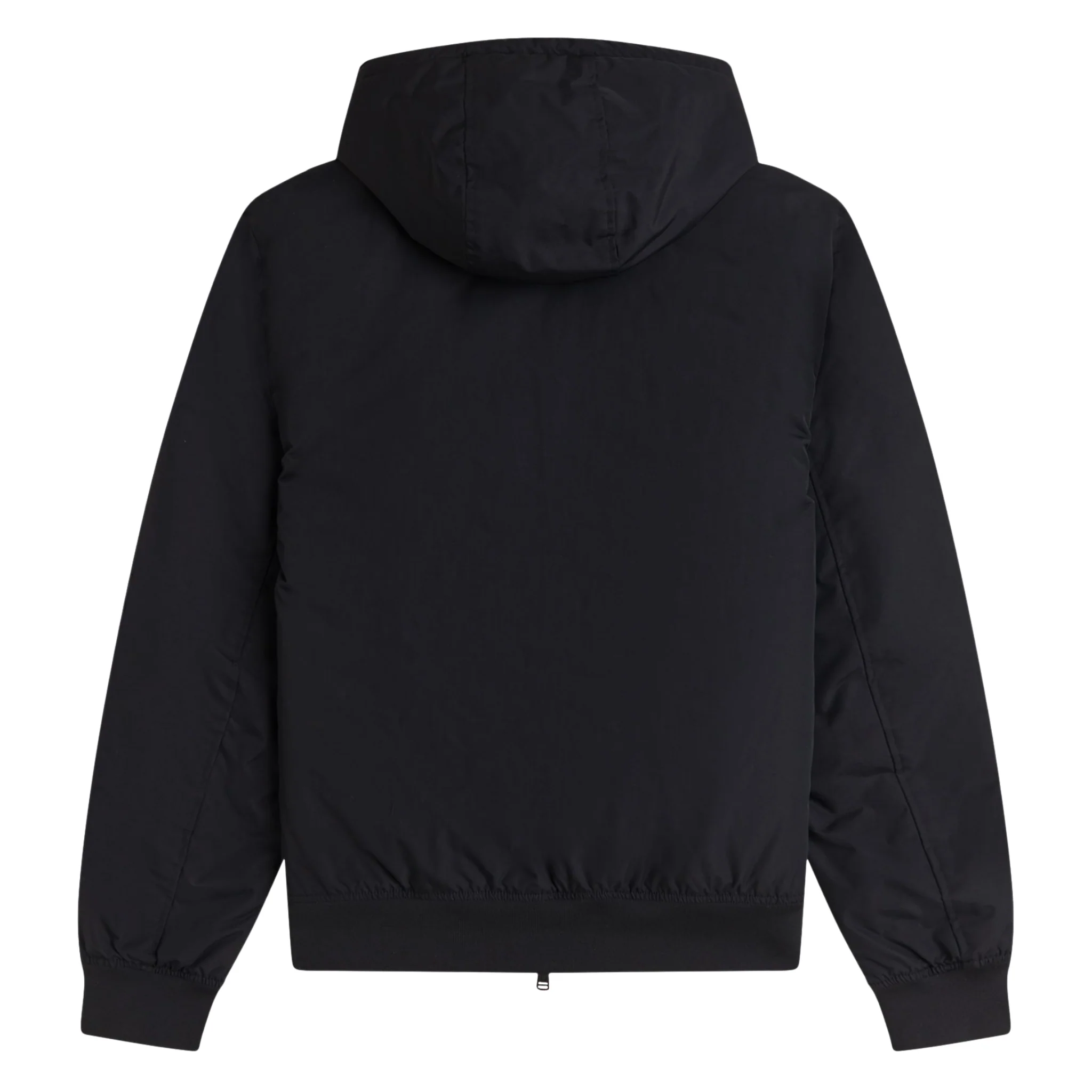 Mens Fred Perry Black Hooded Brentham Jacket - Image 6