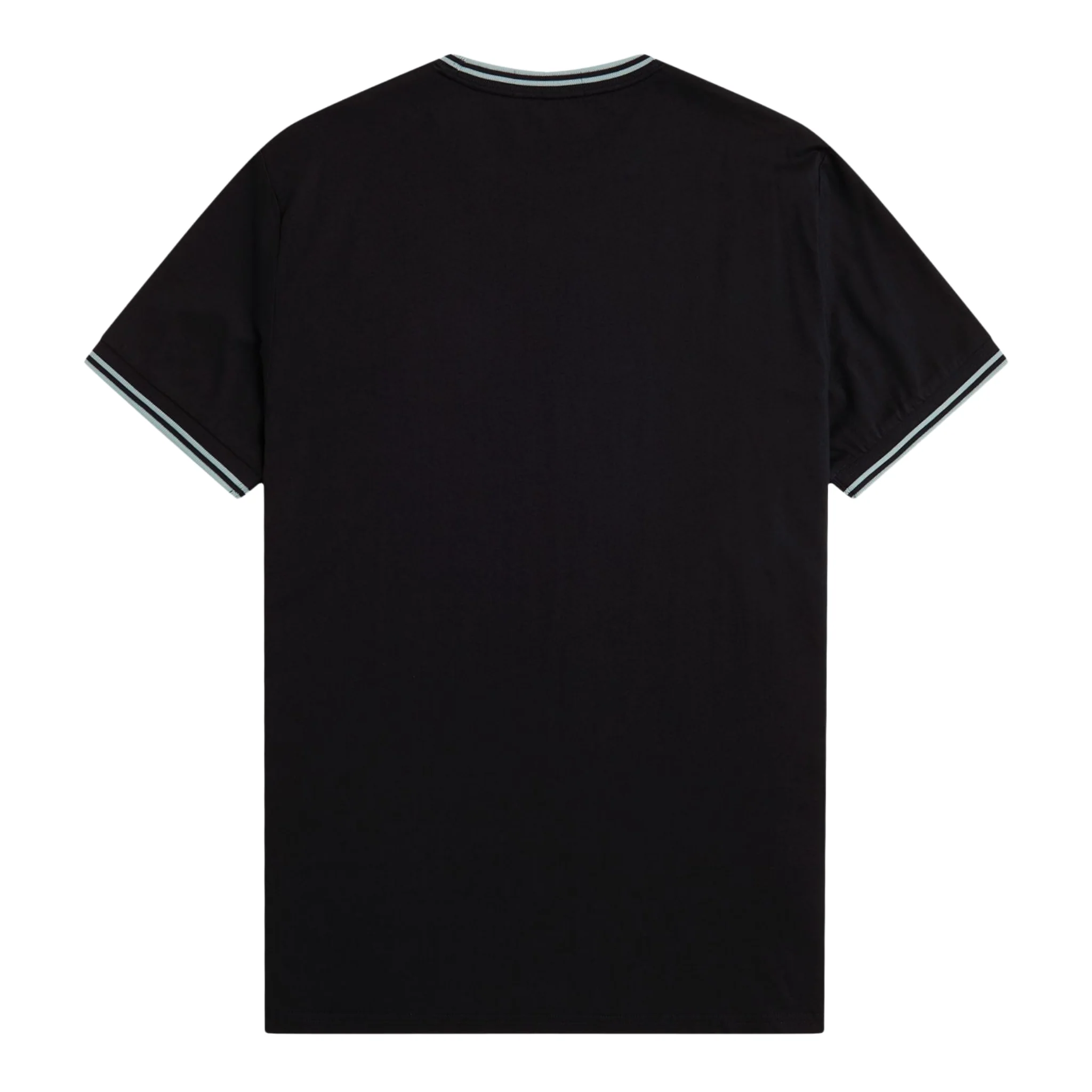 Mens Fred Perry Black/Silver Blue Twin Tipped S/s T Shirt - Image 3