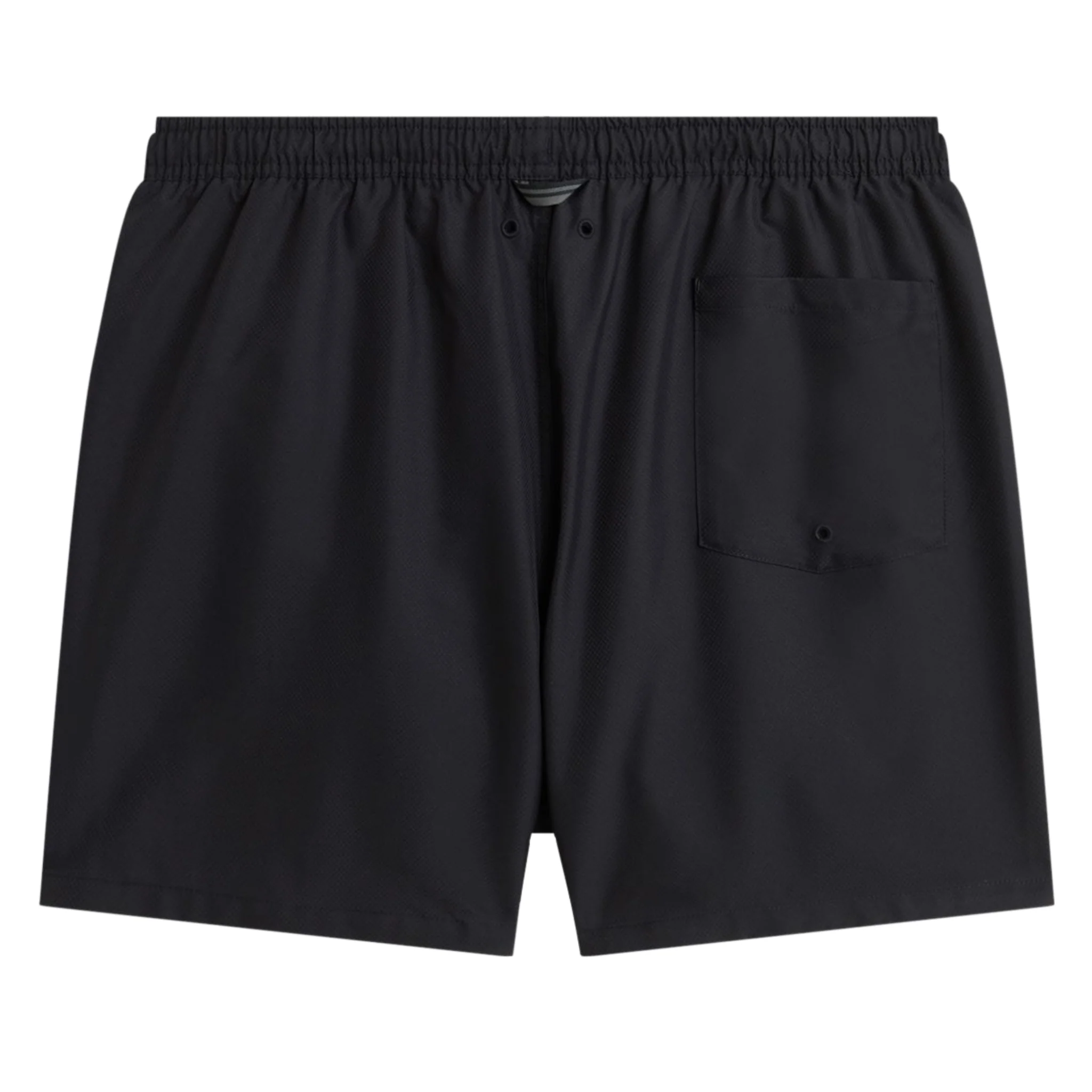 Mens Fred Perry Black Swim Shorts - Image 2