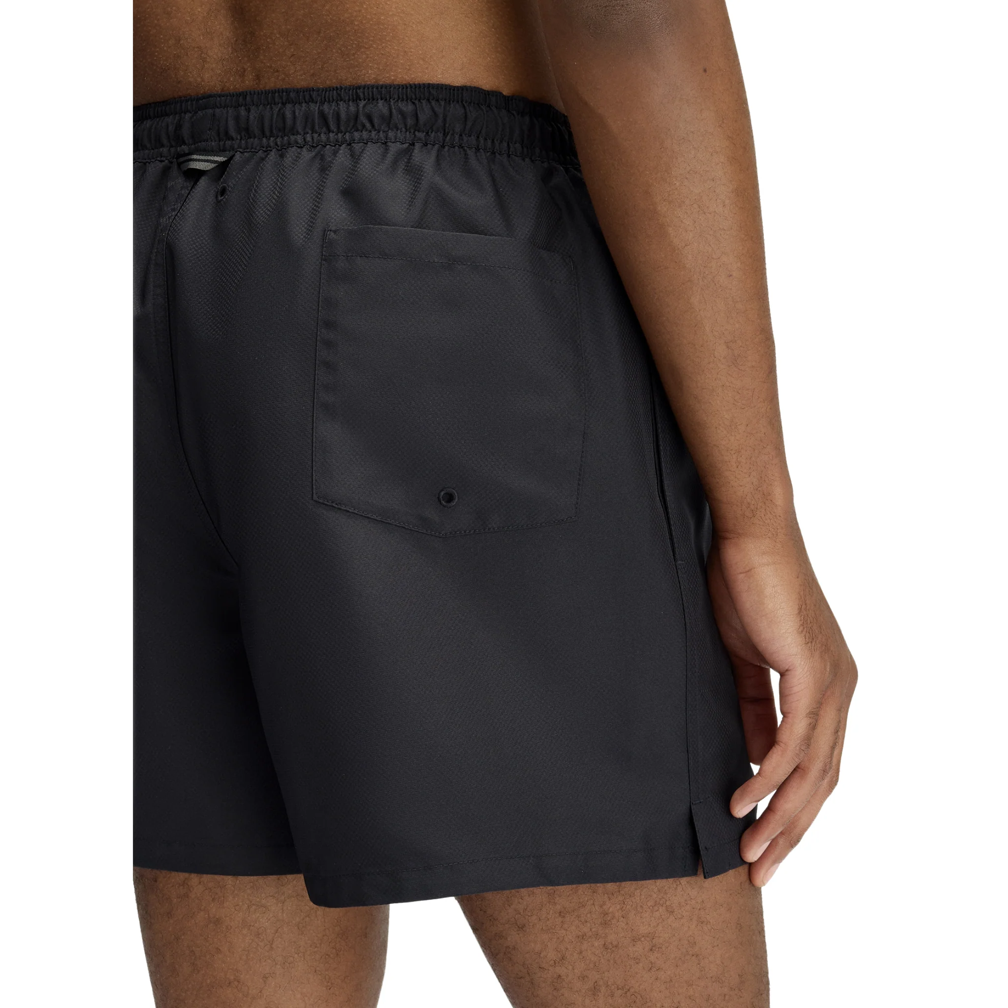 Mens Fred Perry Black Swim Shorts - Image 4