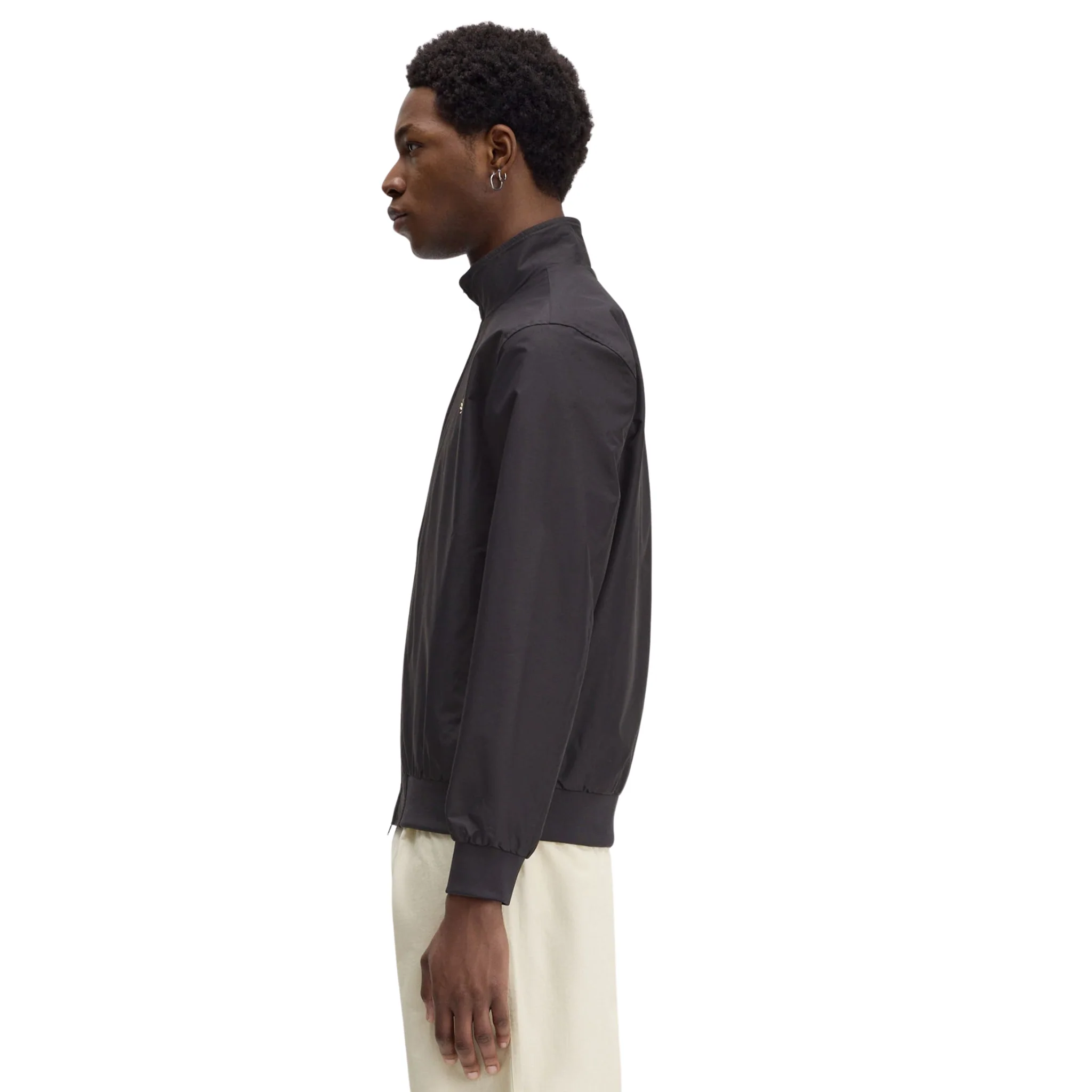 Mens Fred Perry Black The Brentham Jacket - Image 3