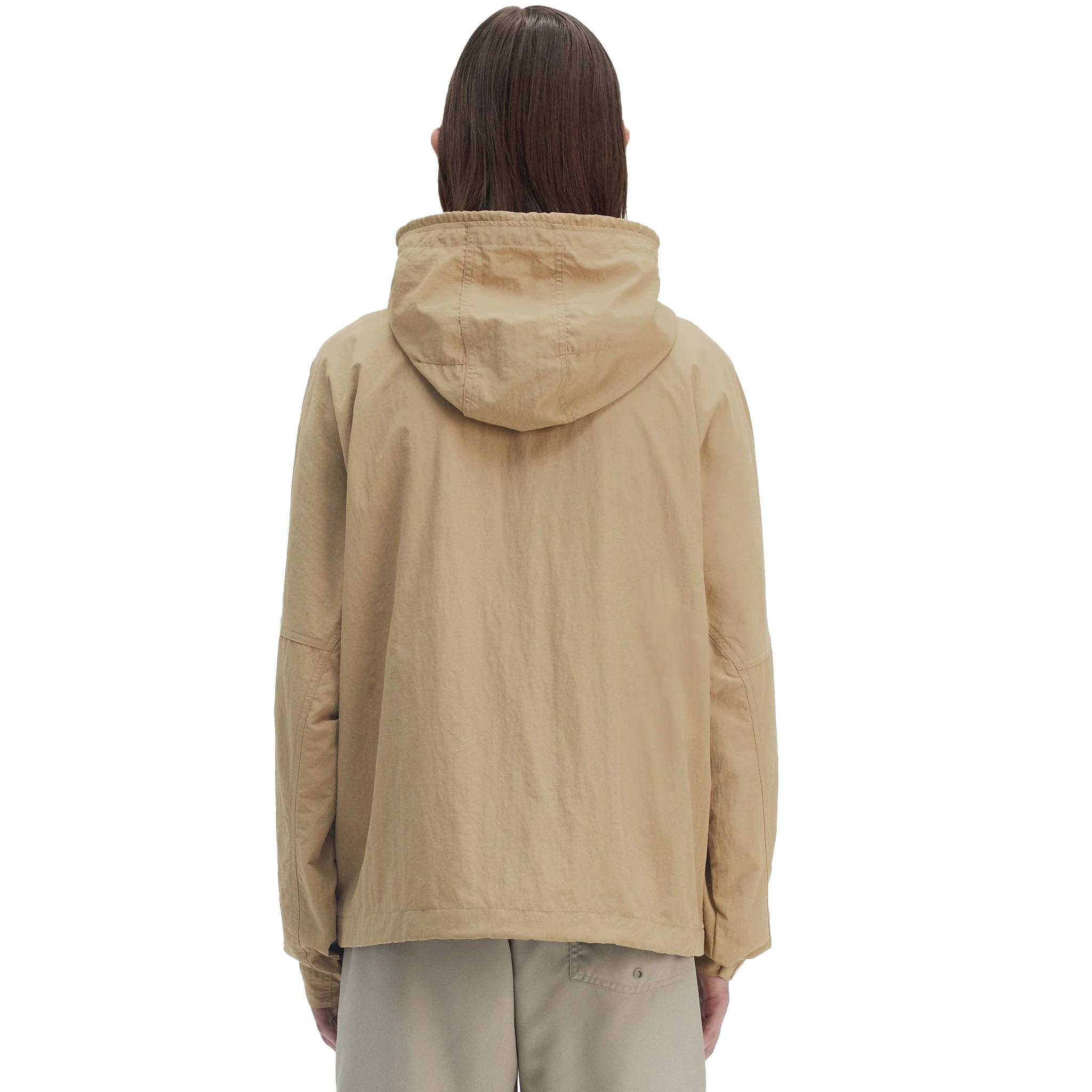 Mens Fred Perry Warm Stone Cropped Fishing Parka - Image 4