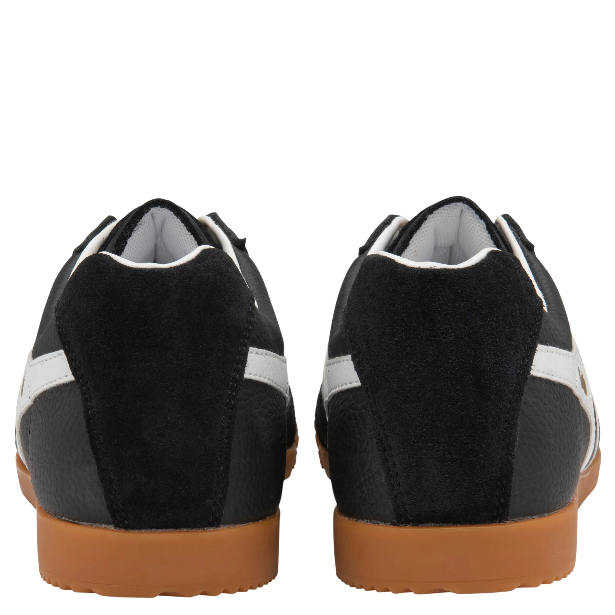Mens Gola Black/White/White Harrier Leather Trainers - Image 2
