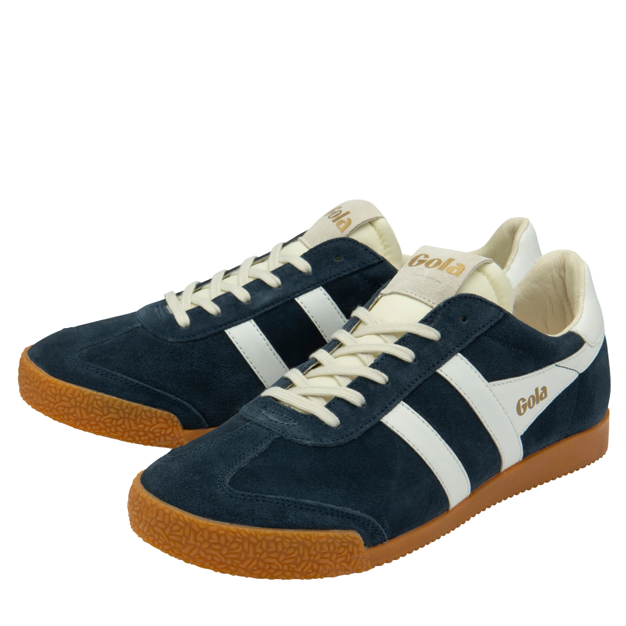 Mens Gola Navy/White Elan Trainers - Image 4
