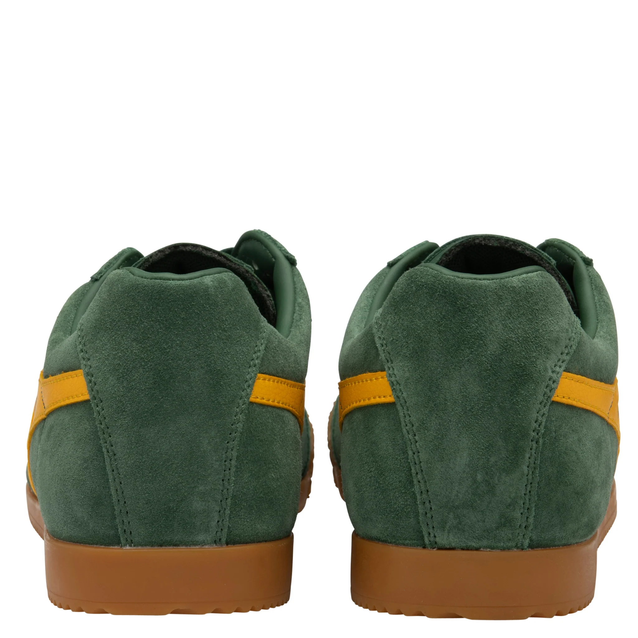 Mens Gola Suede Evergreen/Sun Harrier Trainers - Image 2