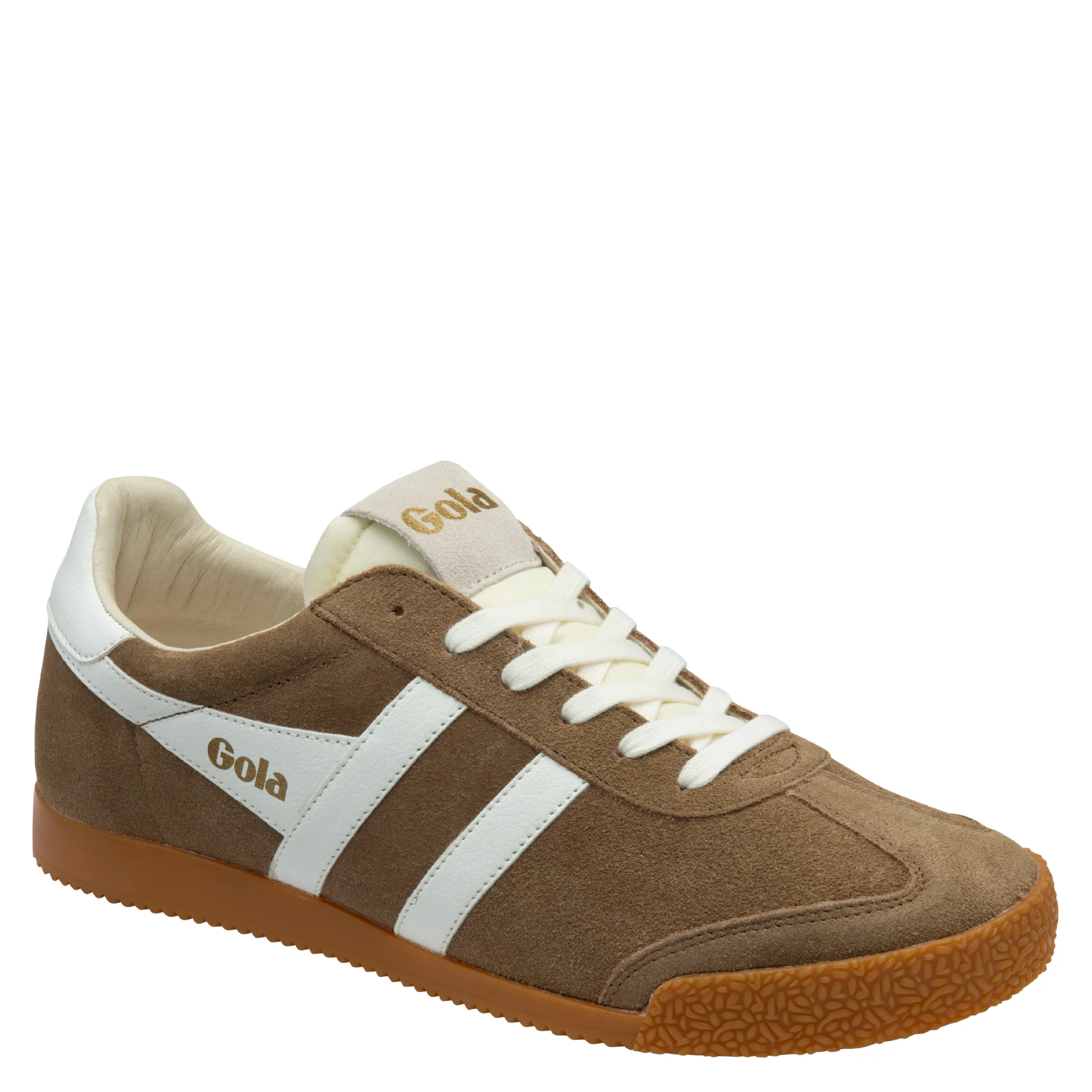 Mens Gola Tobacco/White Elan Trainers - Image 3