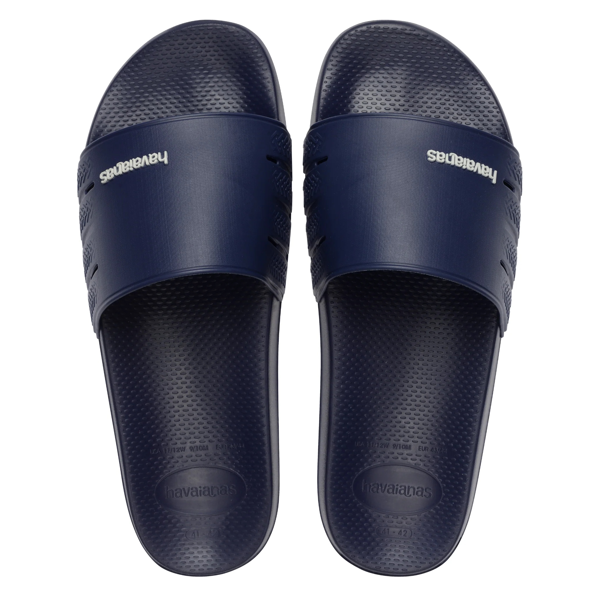 Mens Havaianas Navy Blue Slide Zero Slides - Image 2