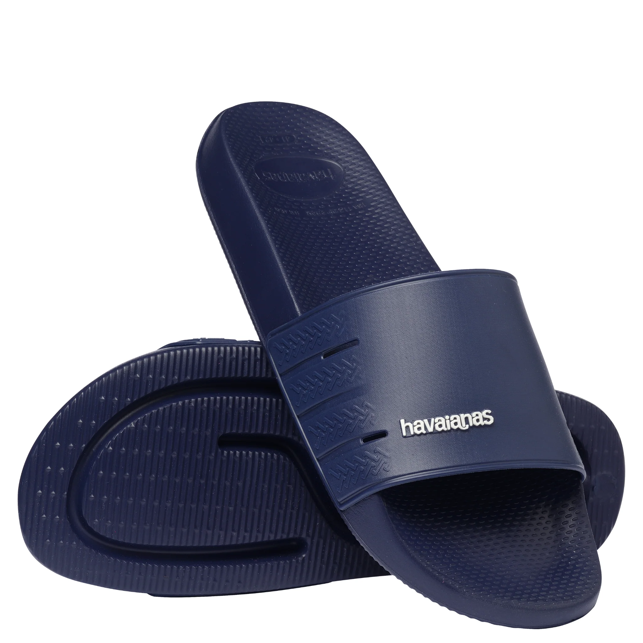Mens Havaianas Navy Blue Slide Zero Slides - Image 4