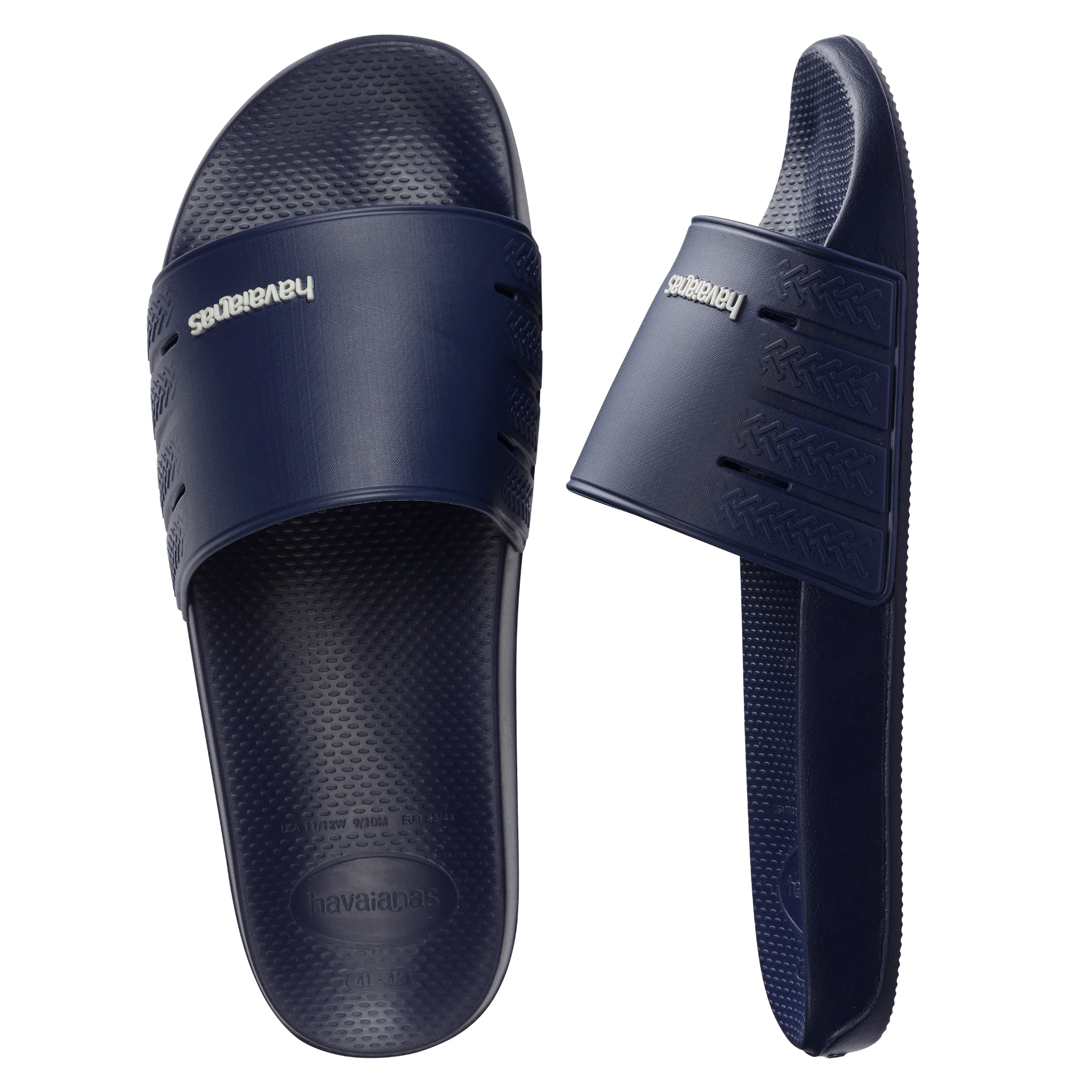 Mens Havaianas Navy Blue Slide Zero Slides - Image 6