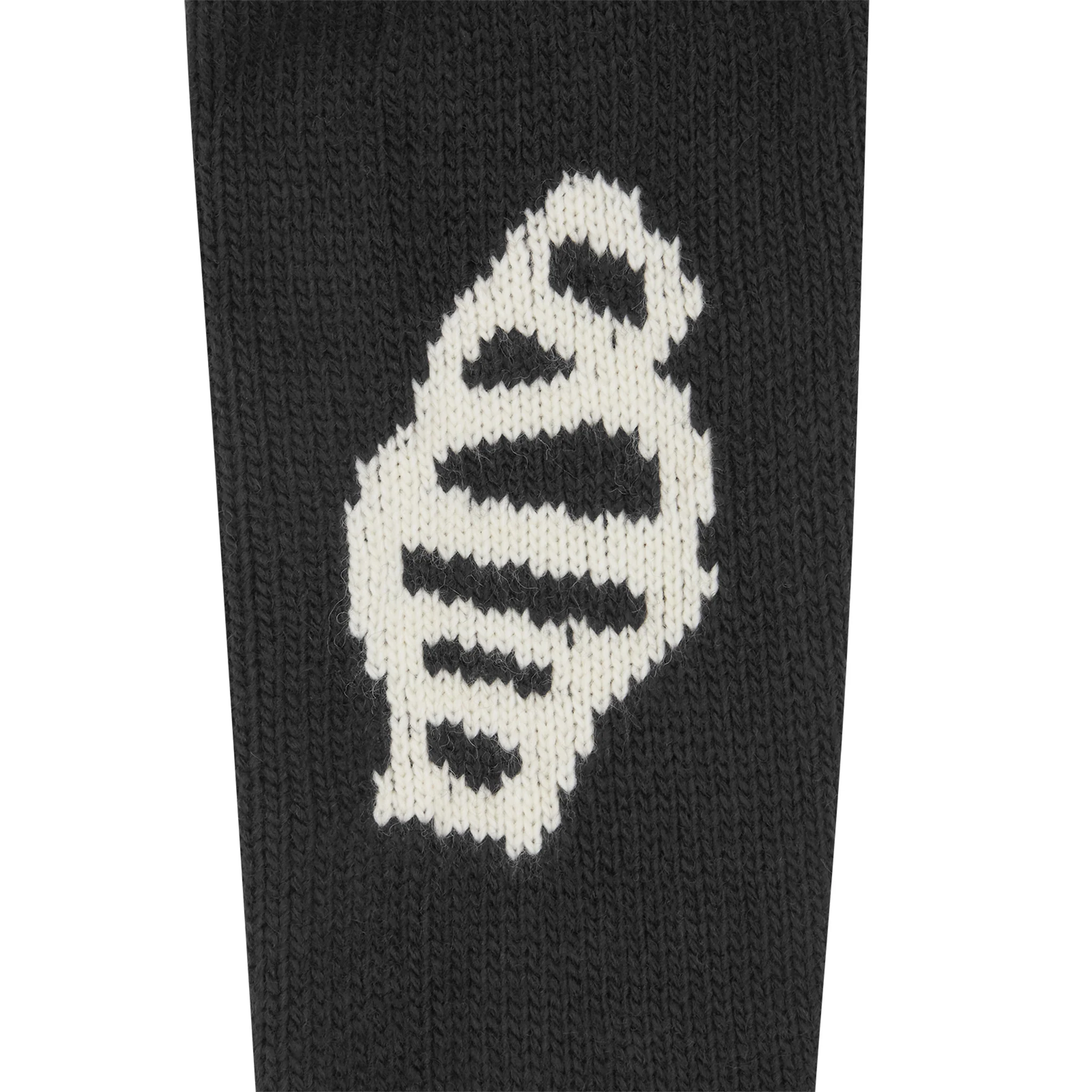Mens ICECREAM Black Running Dog Knitted Zip Hoodie - Image 5