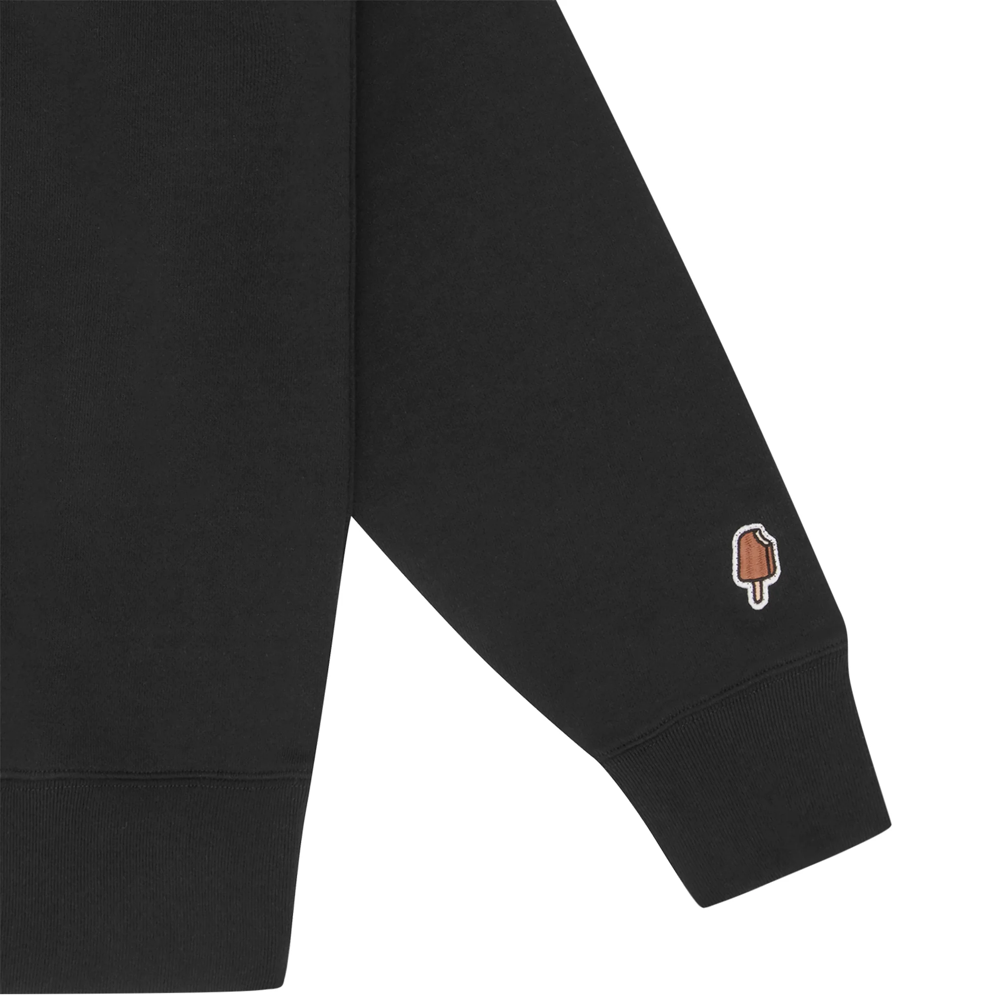 Mens ICECREAM Black Running Puppy Sweatshirt - Image 3