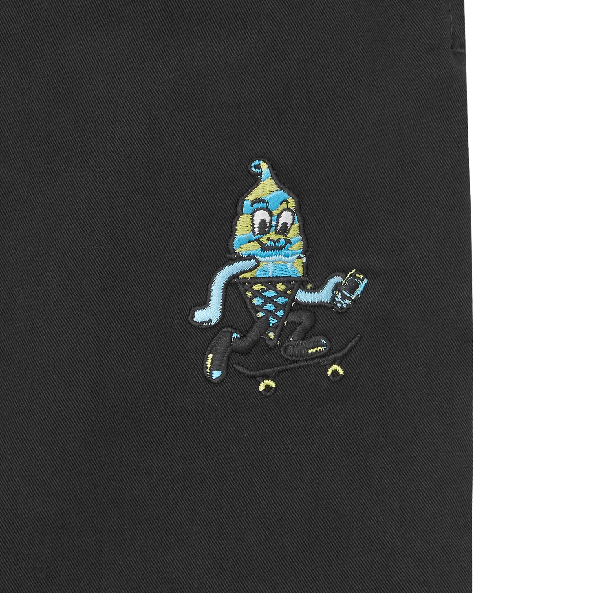 Mens ICECREAM Black Skate Pants - Image 2
