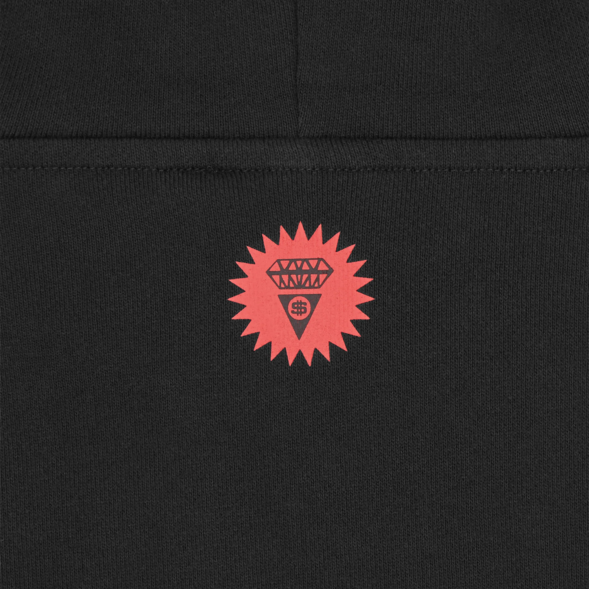 Mens ICECREAM Black Small Running Dog Hoodie - Image 4