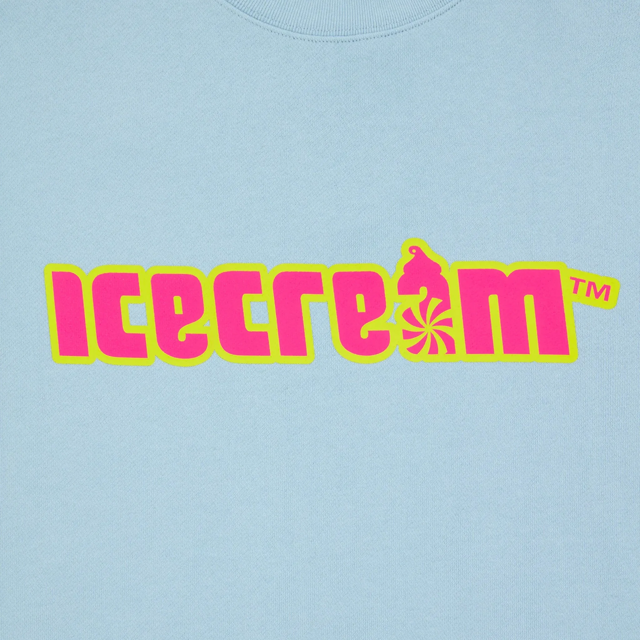 Mens ICECREAM Blue Soft Serve Crewneck Sweatshirt - Image 3