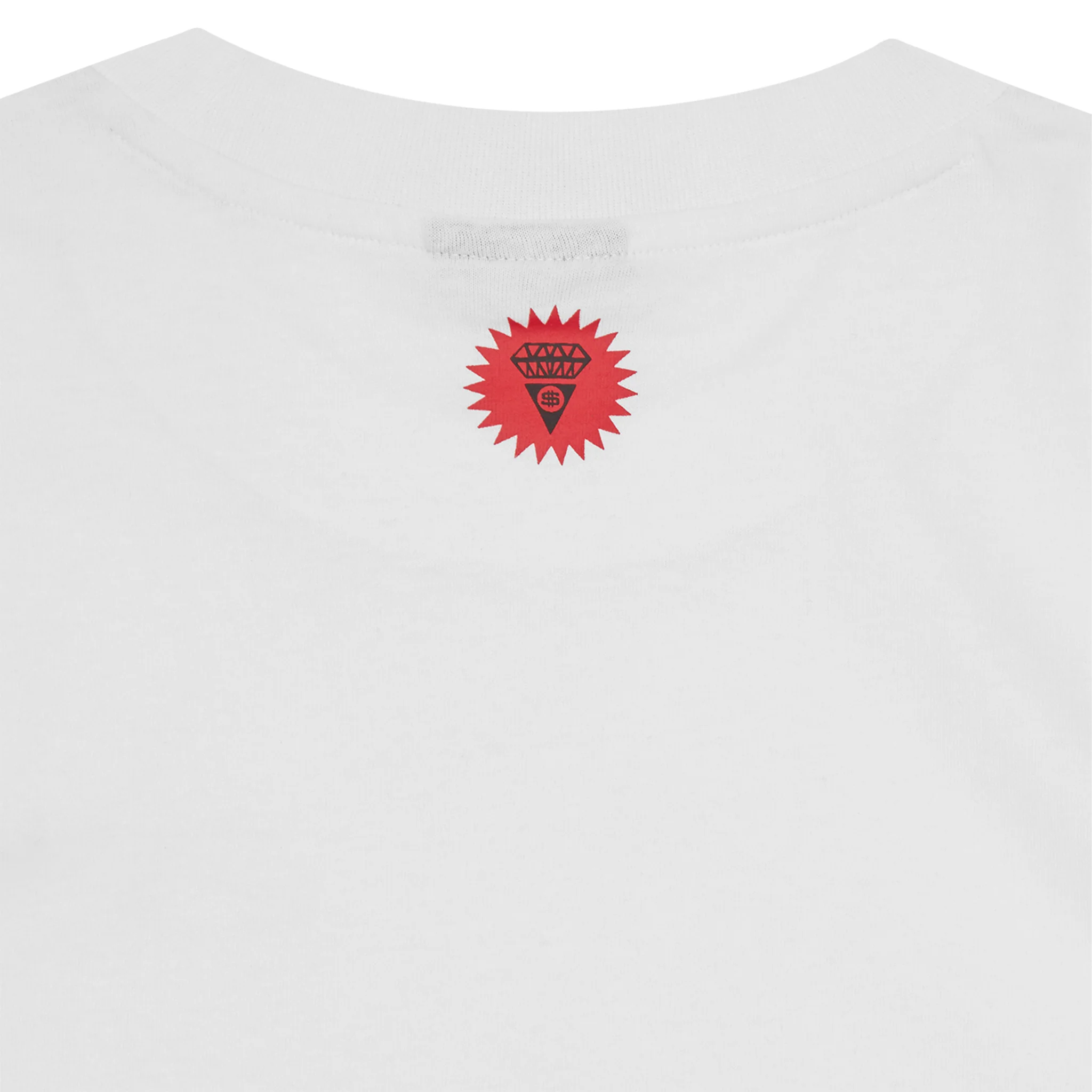 Mens ICECREAM White Running Dog Arm L/s T Shirt - Image 4