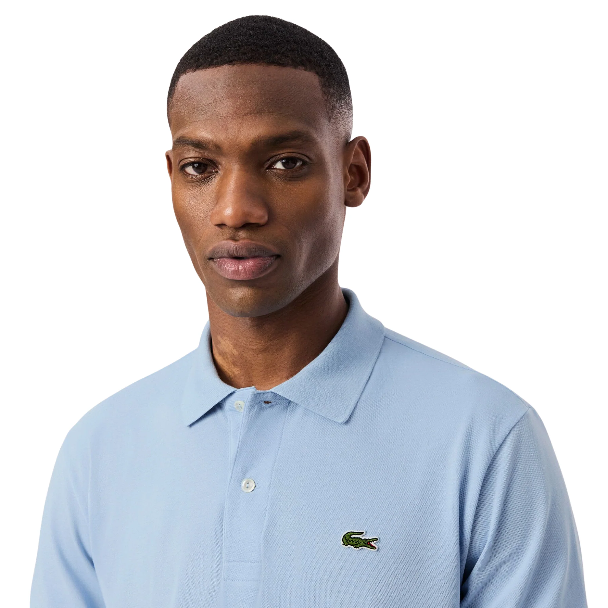 Mens Lacoste Chambray L.12.12 Stretch Pique Classic S/s Polo Shirt - Image 5