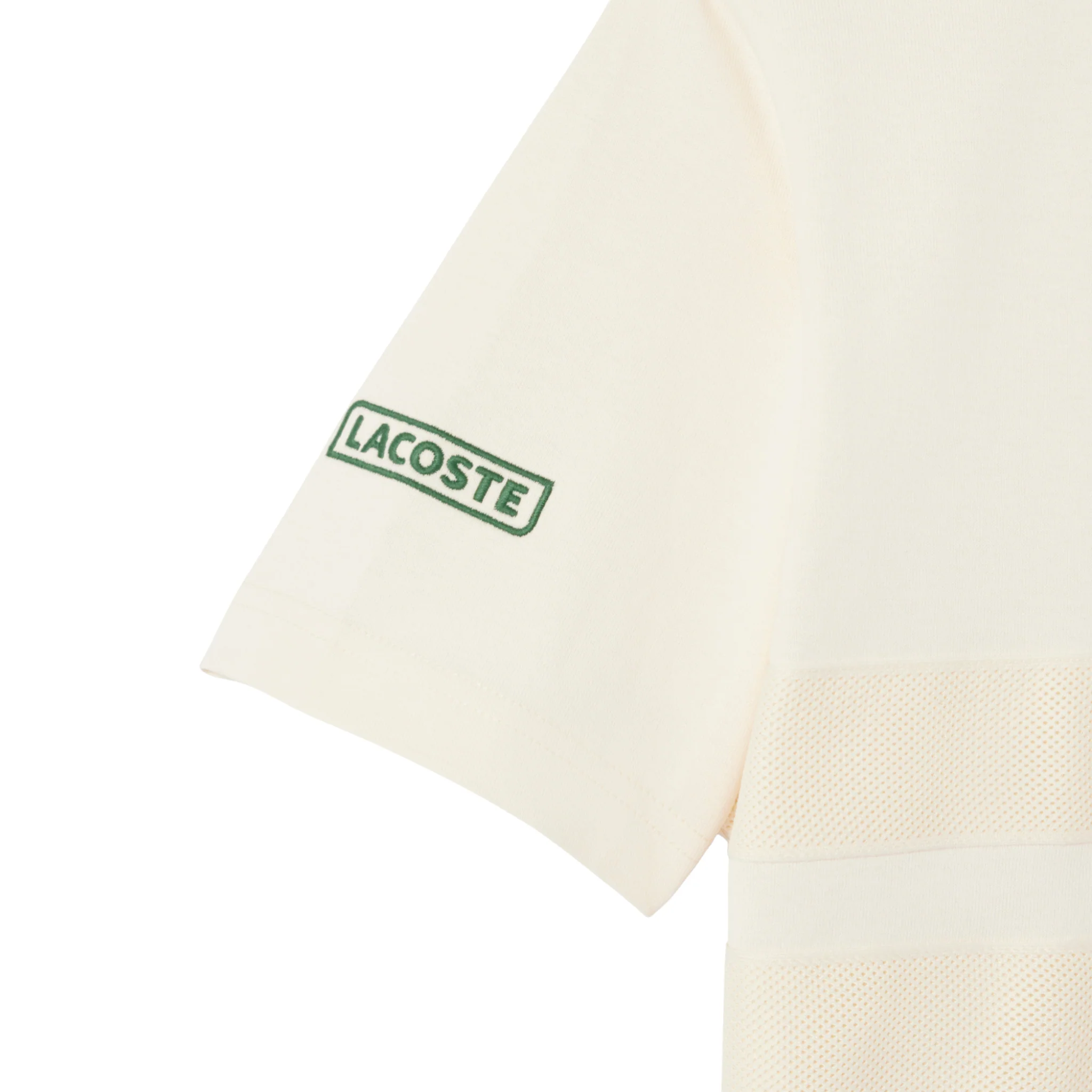 Mens Lacoste Lapland Texture Stripe S/s T Shirt - Image 3