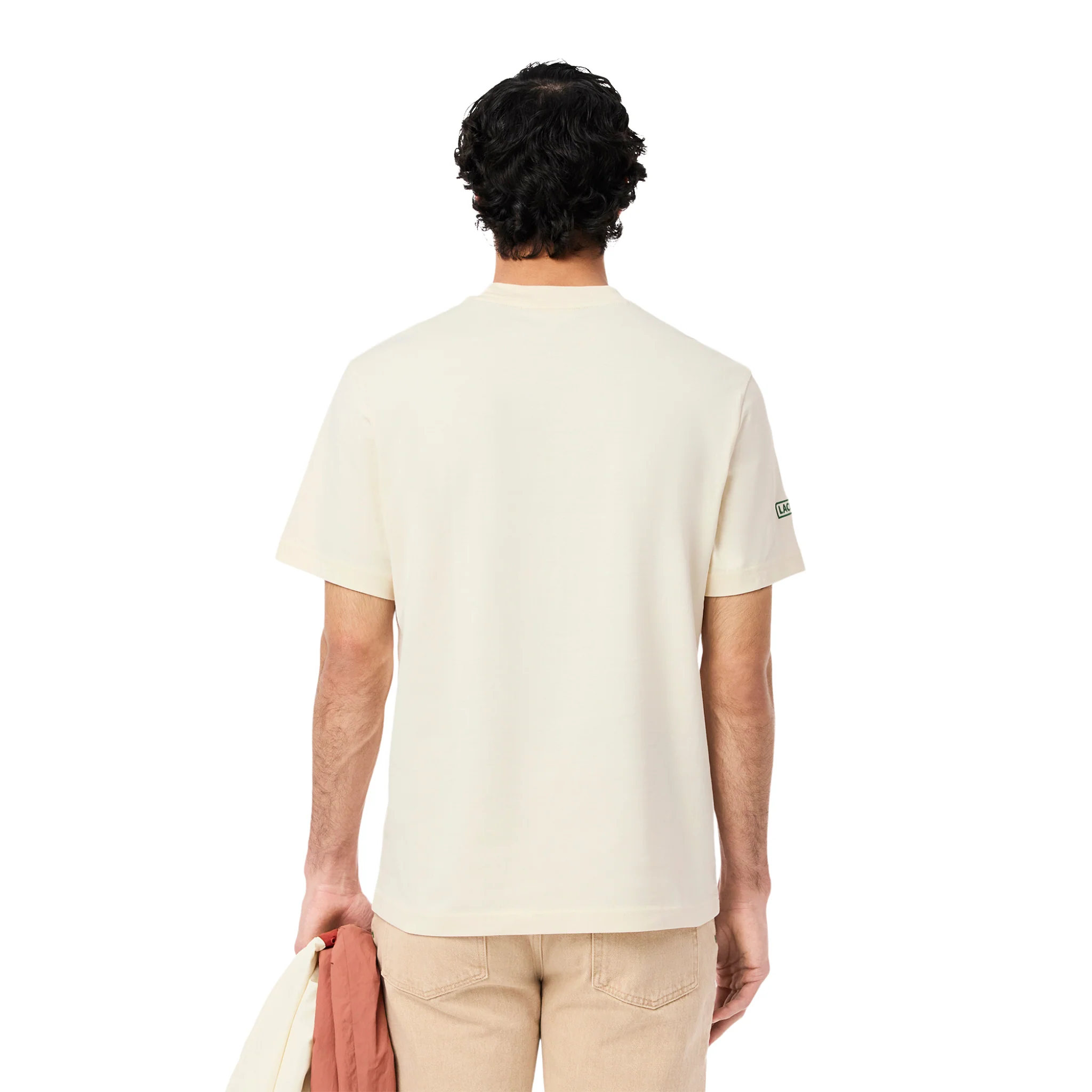Mens Lacoste Lapland Texture Stripe S/s T Shirt - Image 5