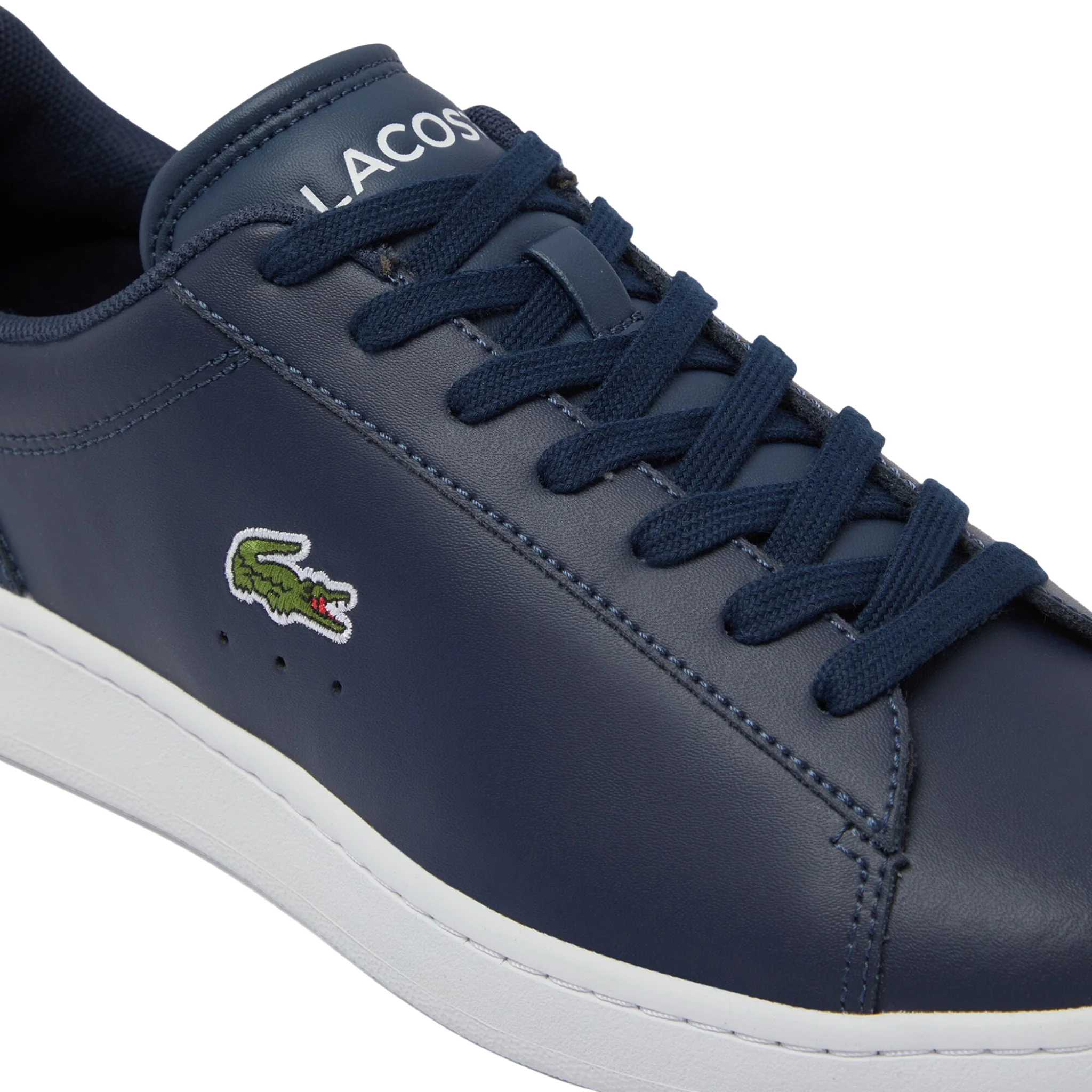 Mens Lacoste Navy/White Carnaby Set Trainers - Image 2