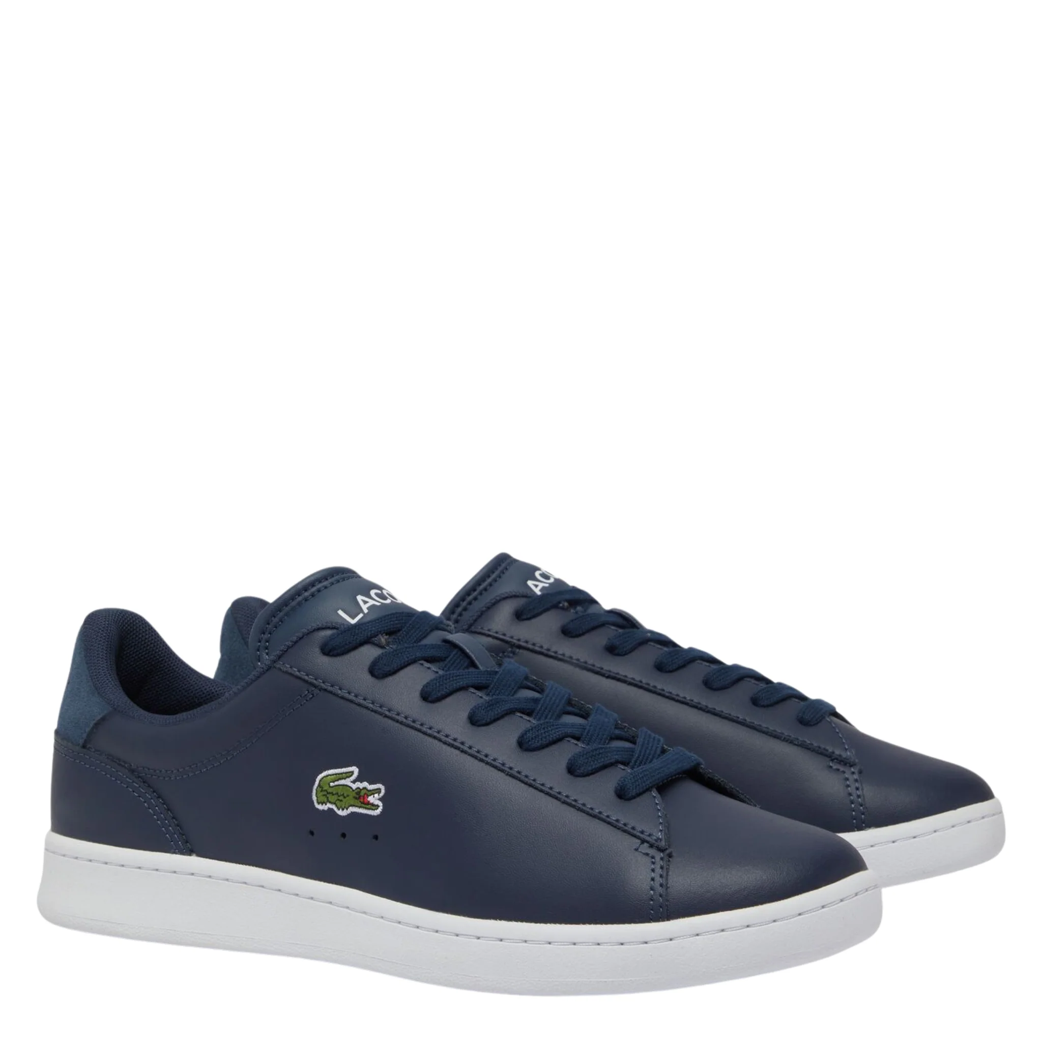 Mens Lacoste Navy/White Carnaby Set Trainers - Image 4