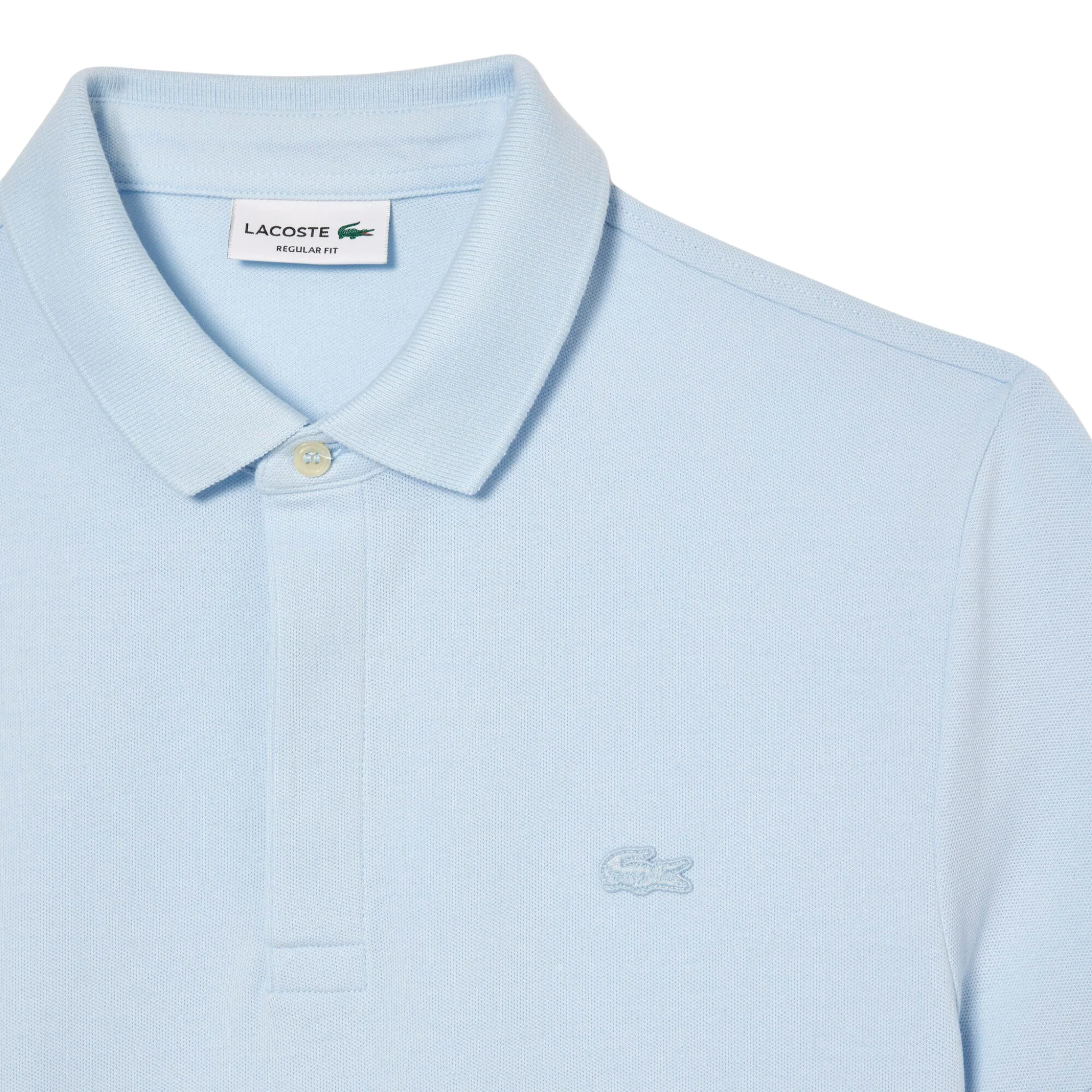 Mens Lacoste Rill Blue Paris Smart Regular Fit S/s Polo Shirt - Image 2
