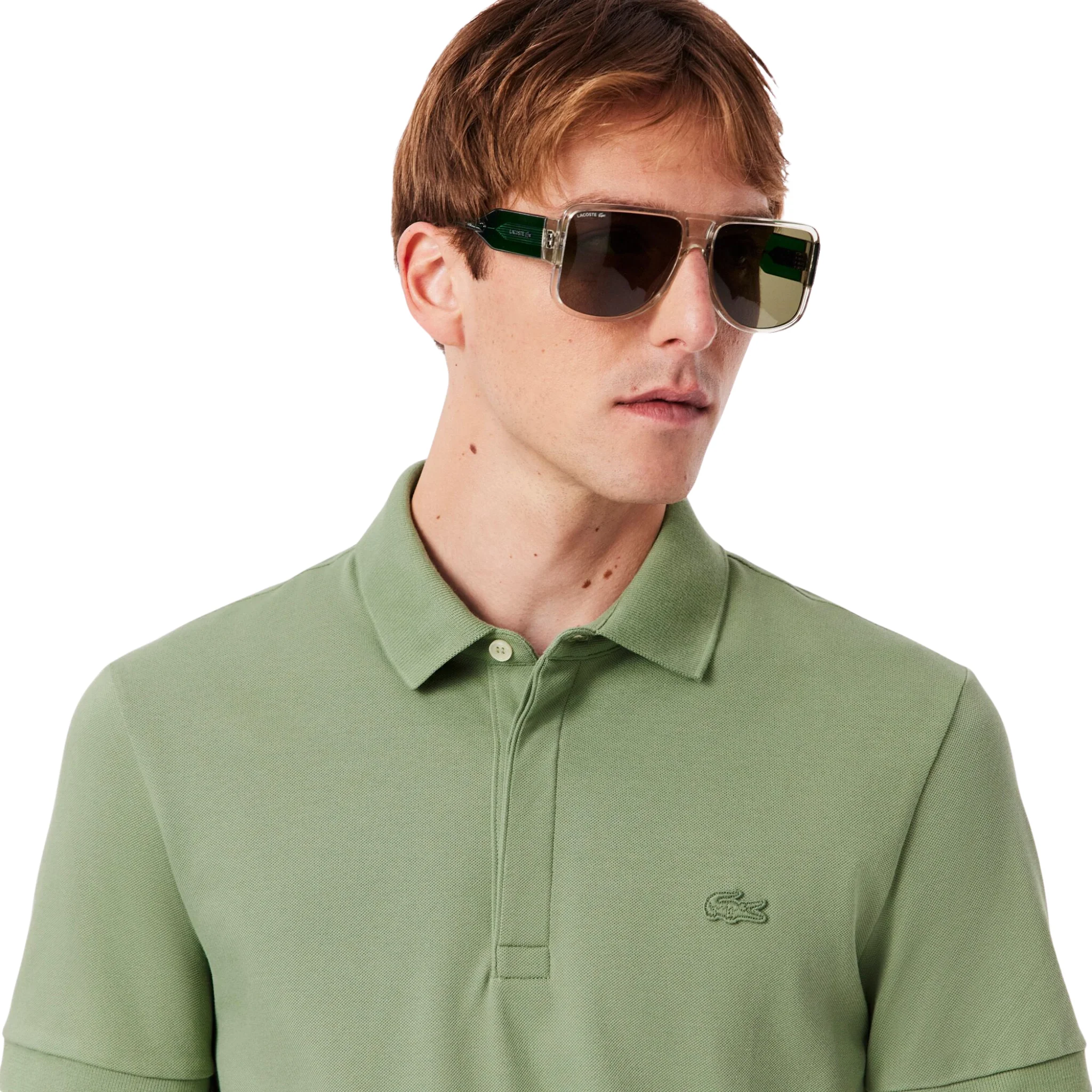 Mens Lacoste Thyme Paris Smart Regular Fit S/s Polo Shirt - Image 5