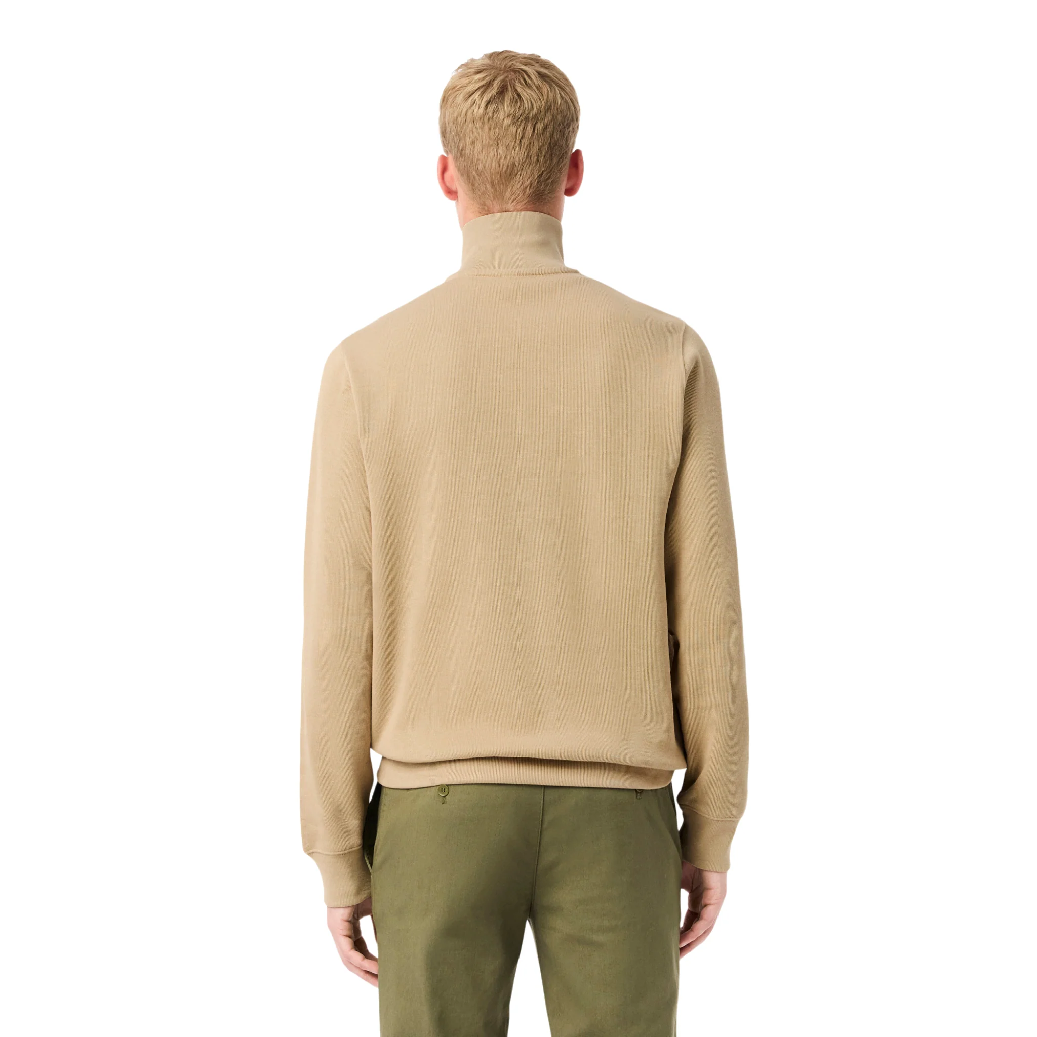 Mens Lacoste Viennese Half Zip Sweatshirt - Image 3