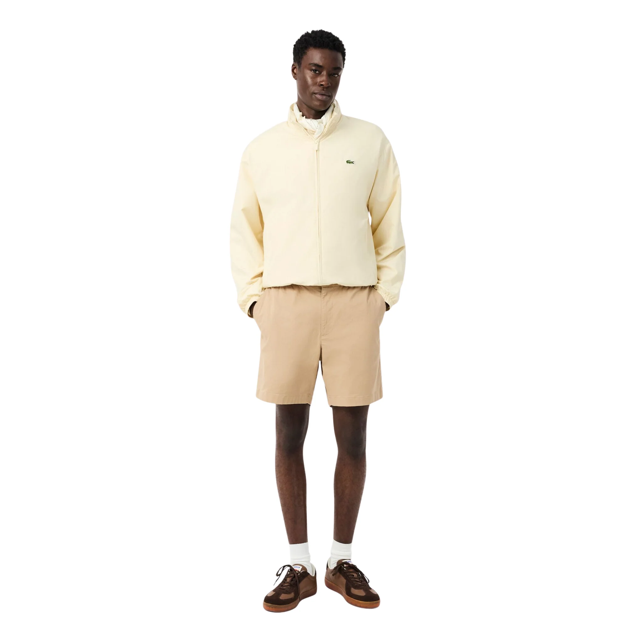 Mens Lacoste Viennese Relaxed Fit Stretch Cotton Shorts - Image 6