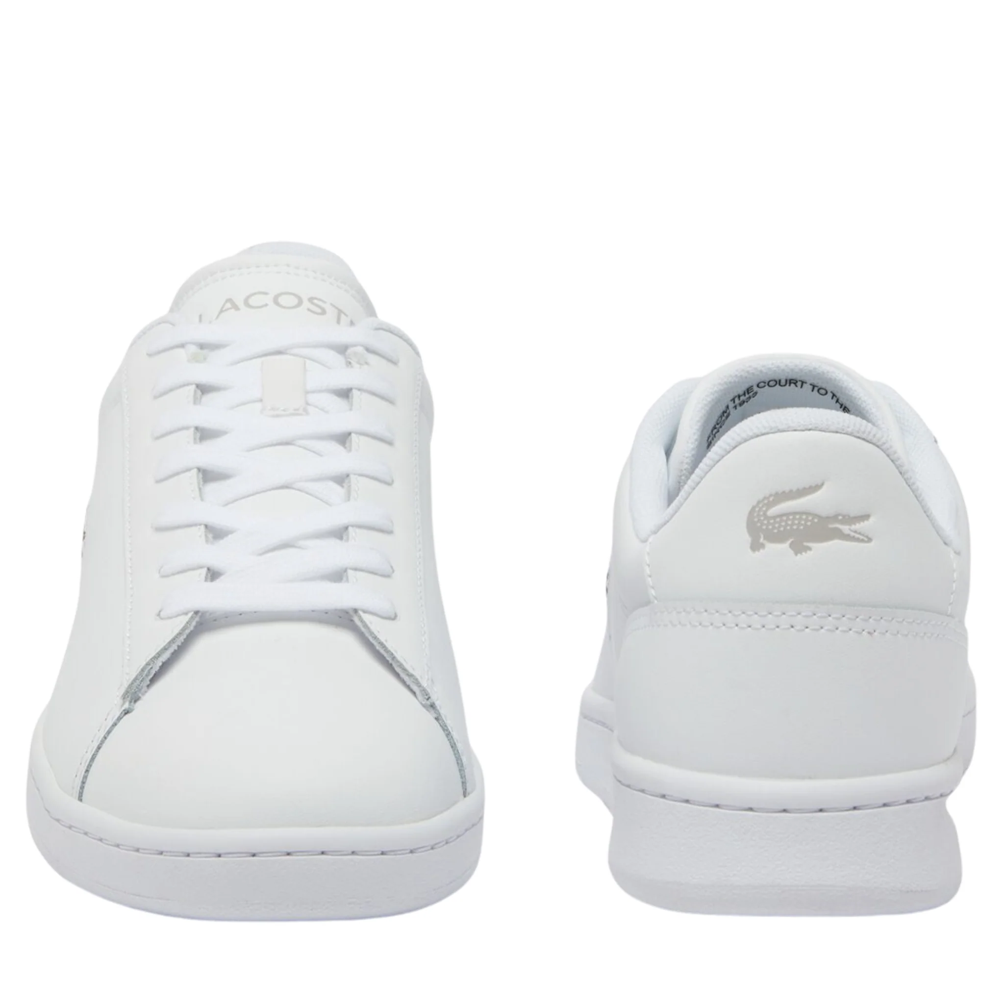 Mens Lacoste White Carnaby Set Trainers - Image 3
