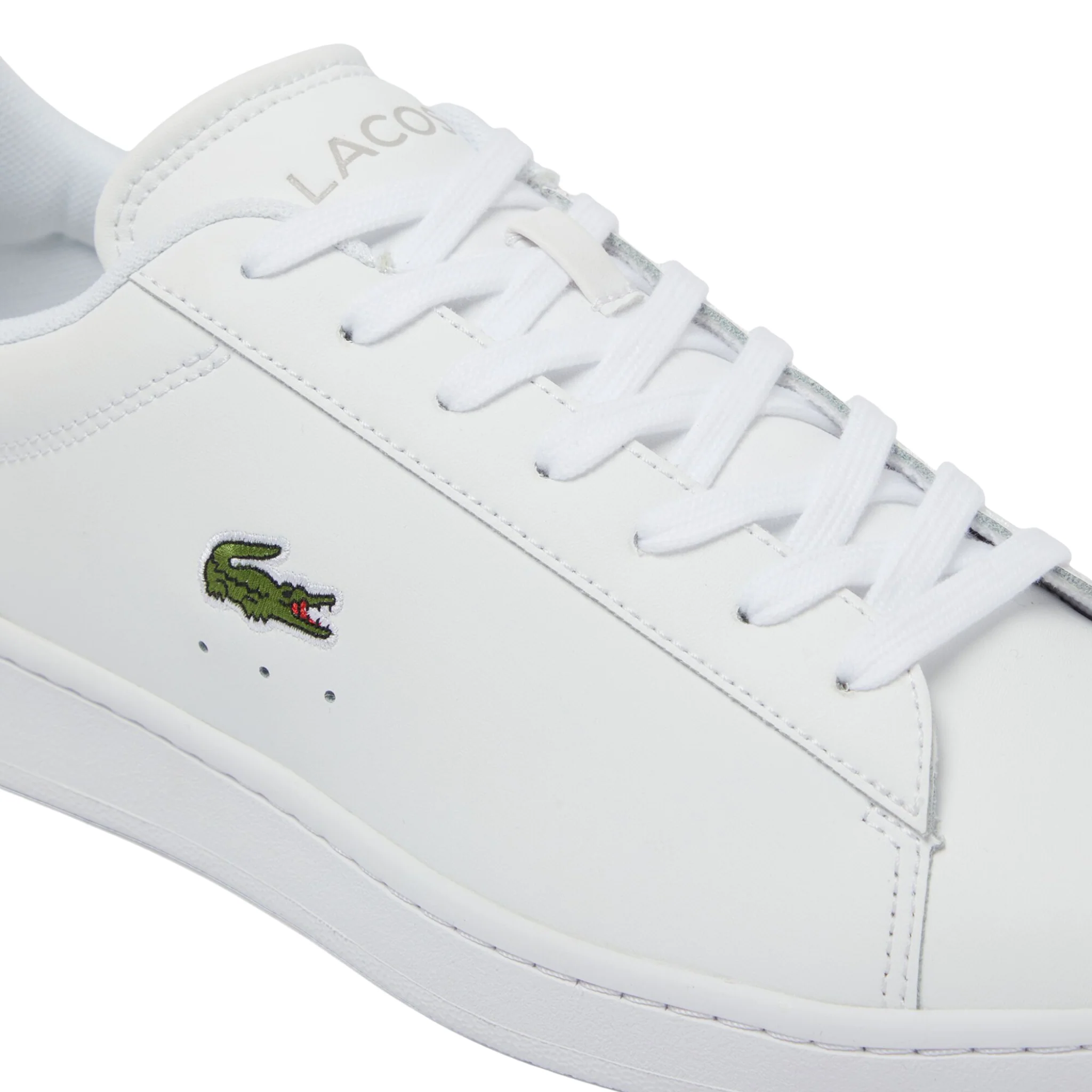 Mens Lacoste White Carnaby Set Trainers - Image 4