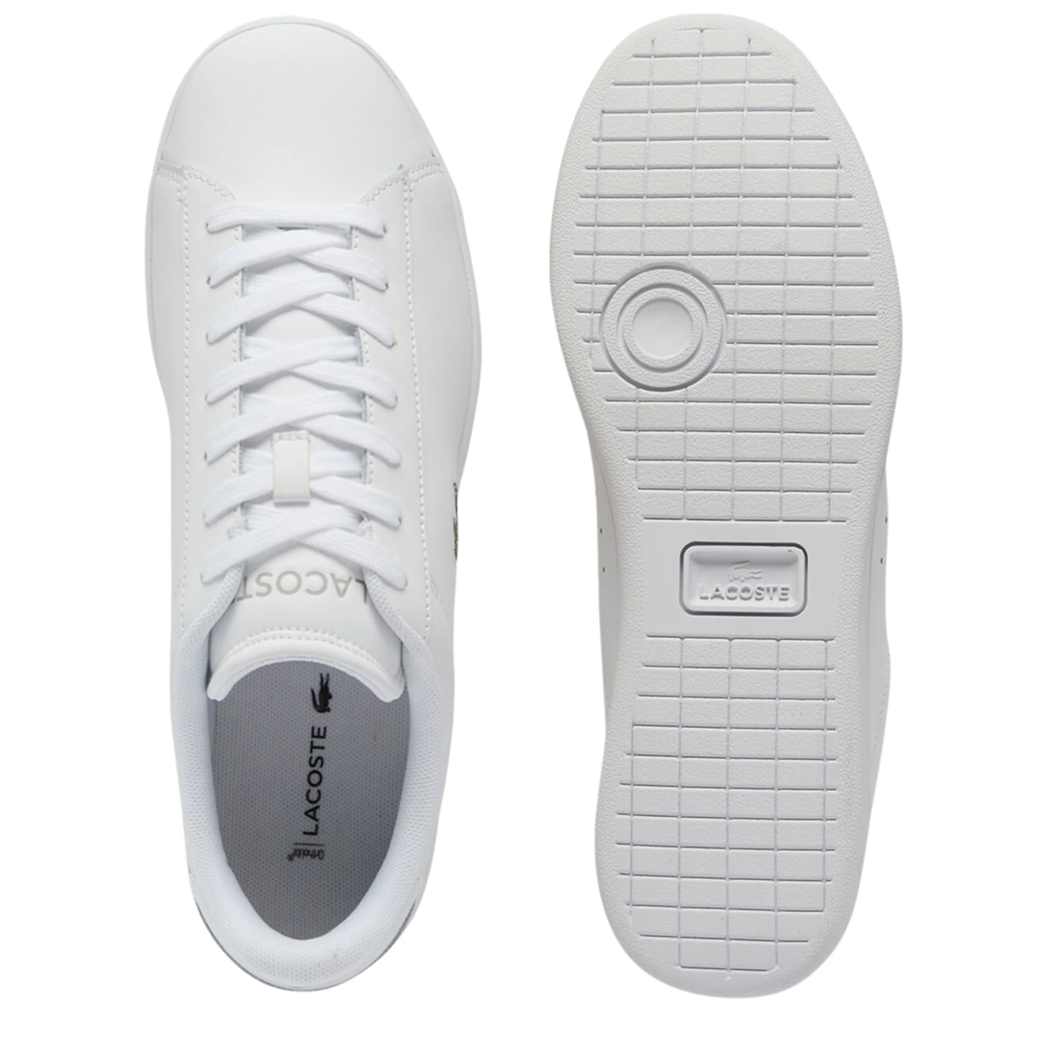 Mens Lacoste White Carnaby Set Trainers - Image 6