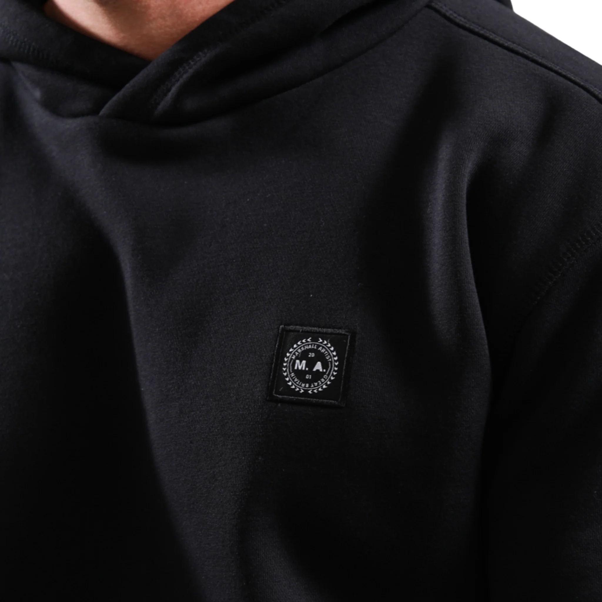 Mens Marshall Artist Black Marchio Hoodie - Image 2