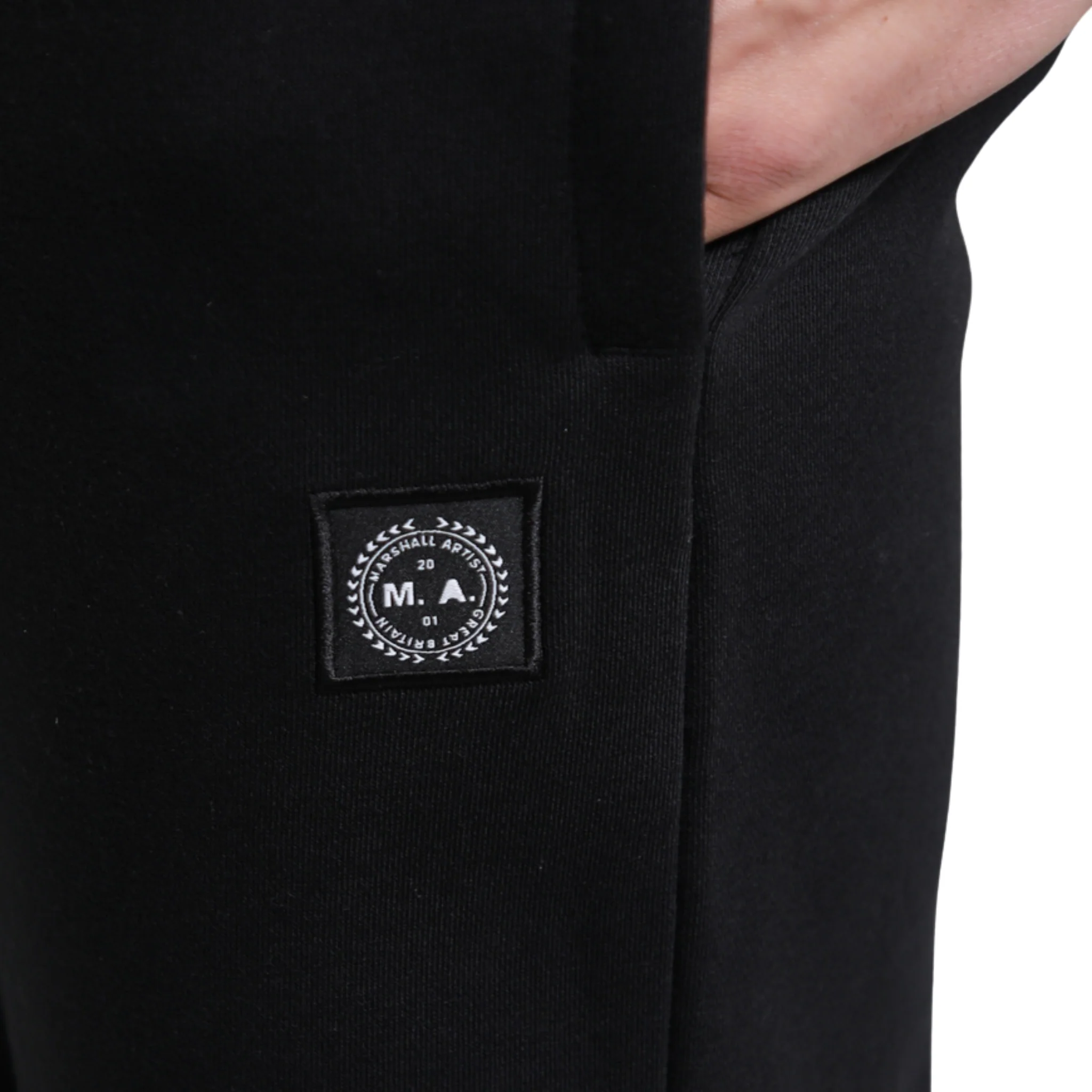 Mens Marshall Artist Black Marchio Joggers - Image 2