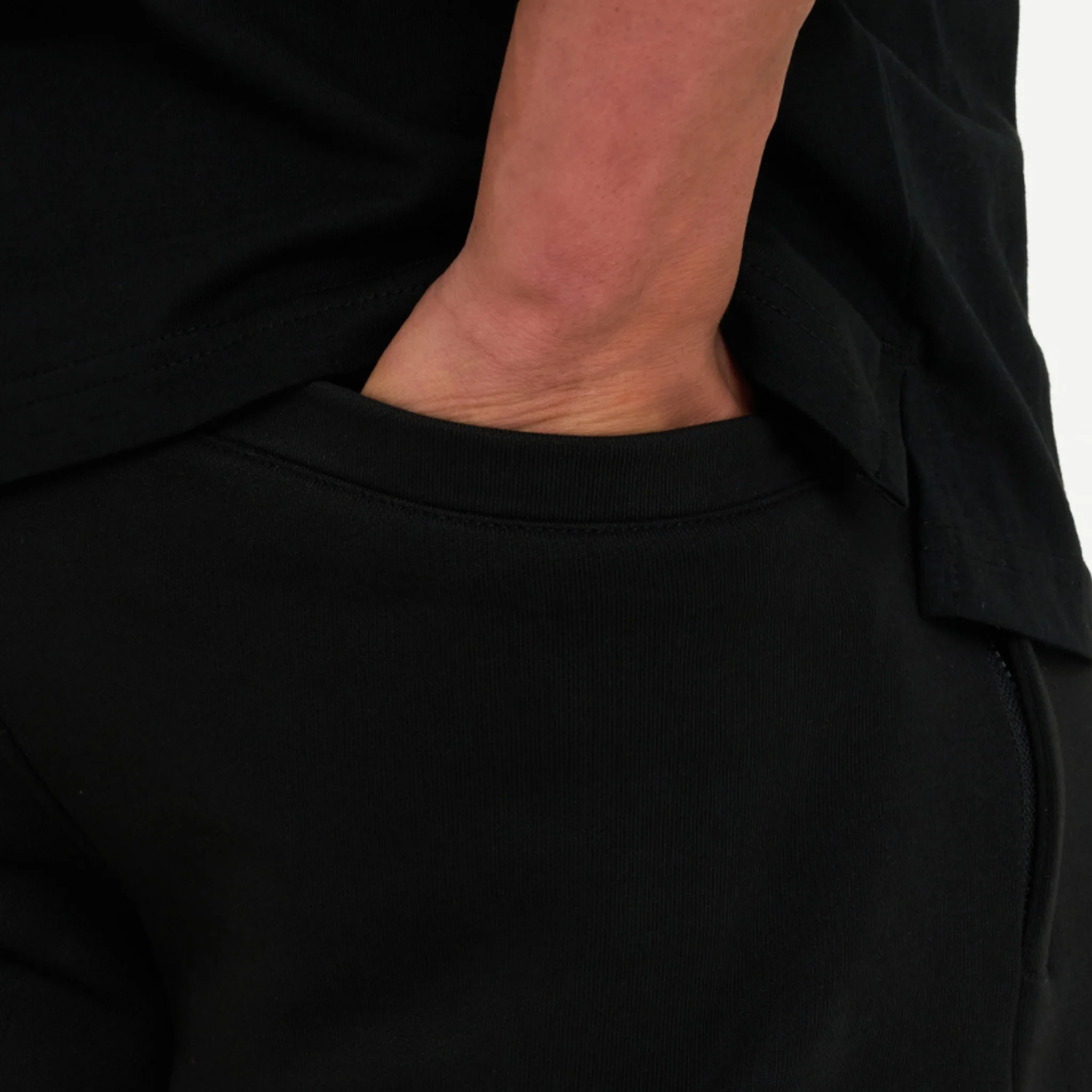 Mens Marshall Artist Black Siren Sweat Shorts - Image 4