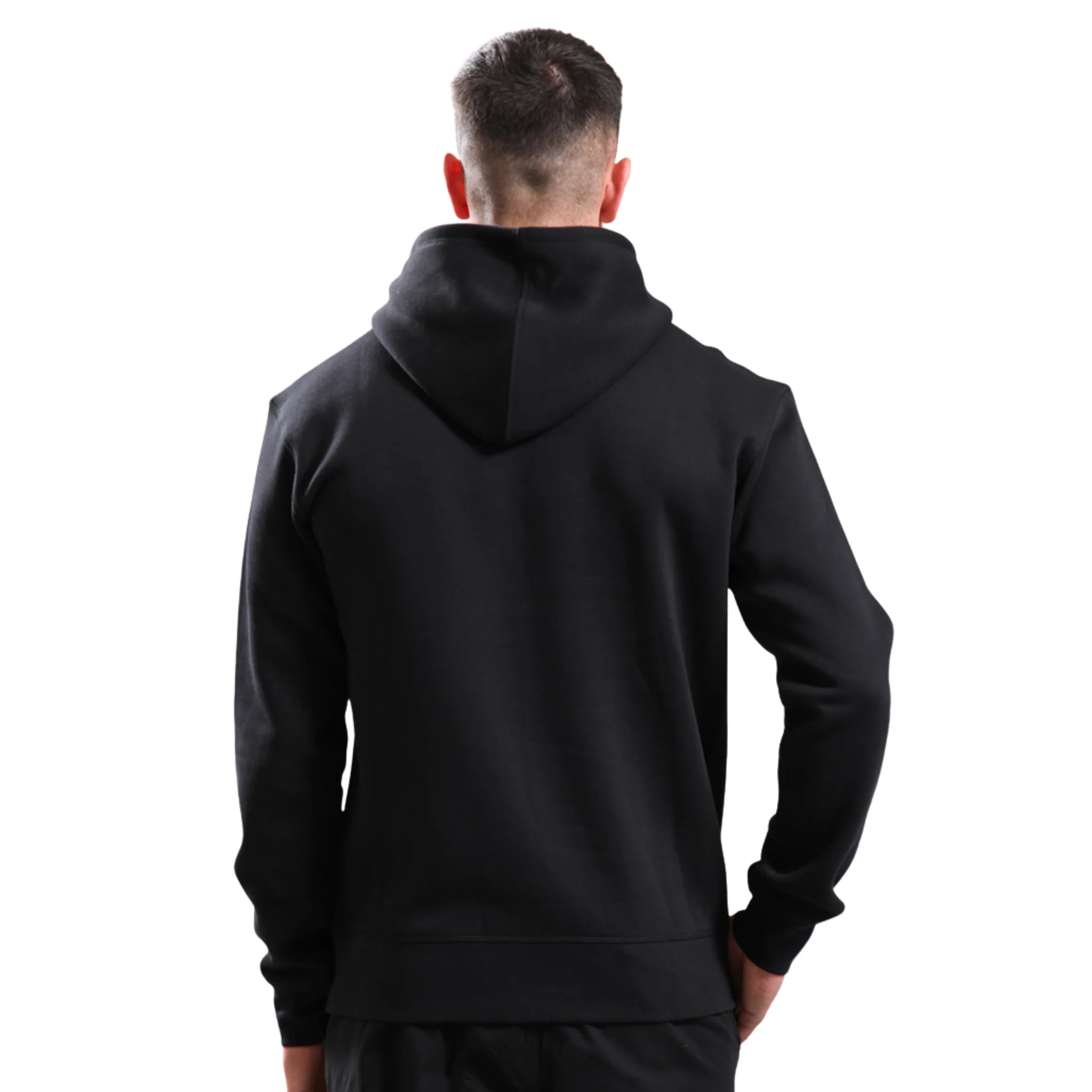 Mens Marshall Artist Black Stampa Logo Hoodie - Image 2
